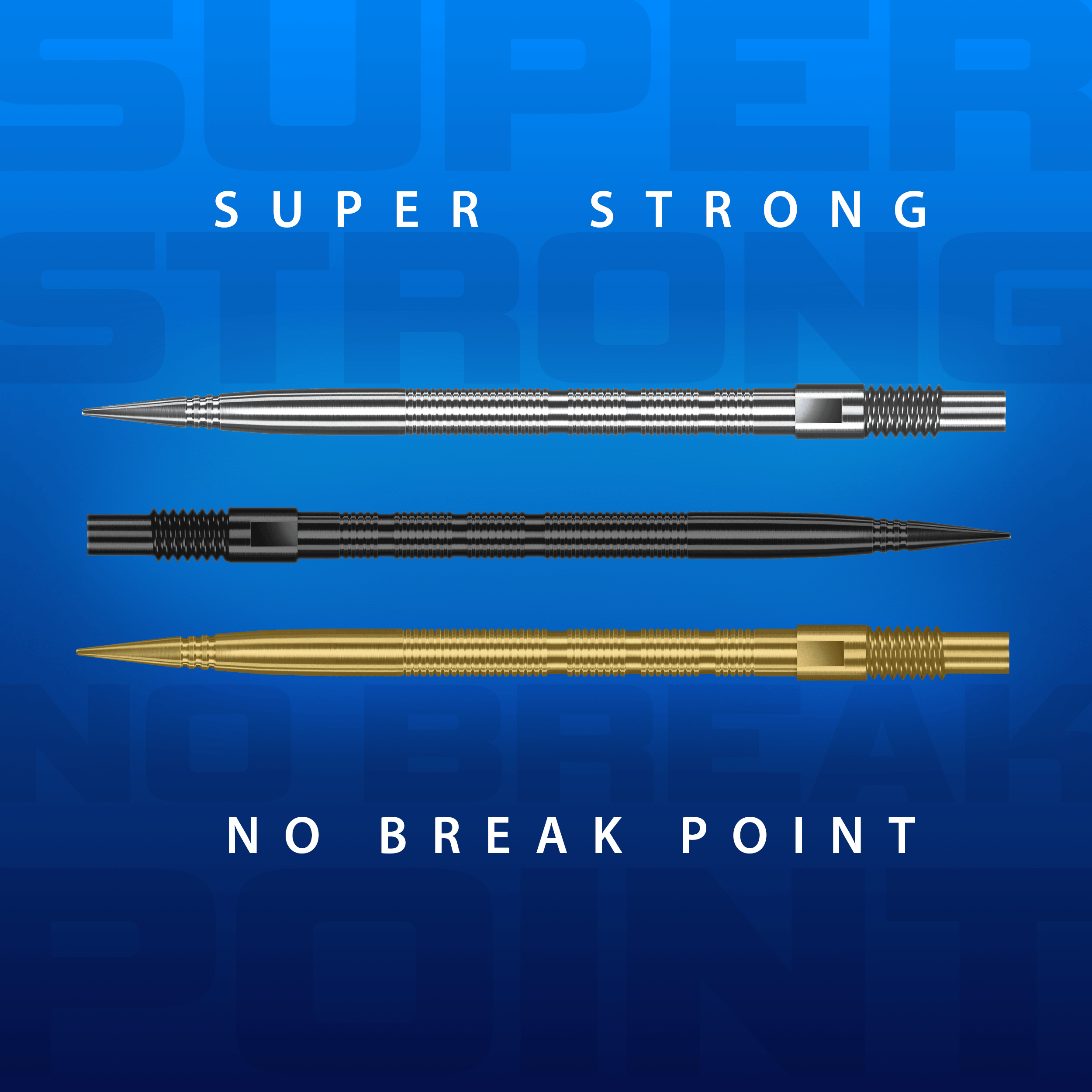 Punte per freccette Harrows Quick Point Micro Ridge - Oro Abgebildet sind Harrows Quick Point Micro Ridge Dartspitzen in Schwarz. Die Oberfläche ist mit feinen Rillen strukturiert.