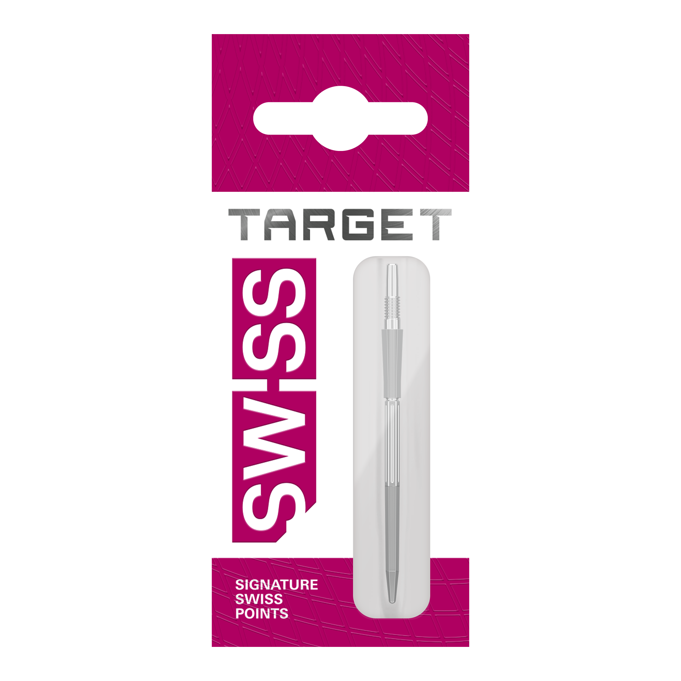 Punte per freccette Target Elysian Archetype 43 Swiss Point in acciaio - Argento Abgebildet sind SwissPoint Dartspitzen in silberner Farbe mit einer Länge von 42 mm. Diese Dartspitzen sind robust und für den Turniereinsatz gefertigt.