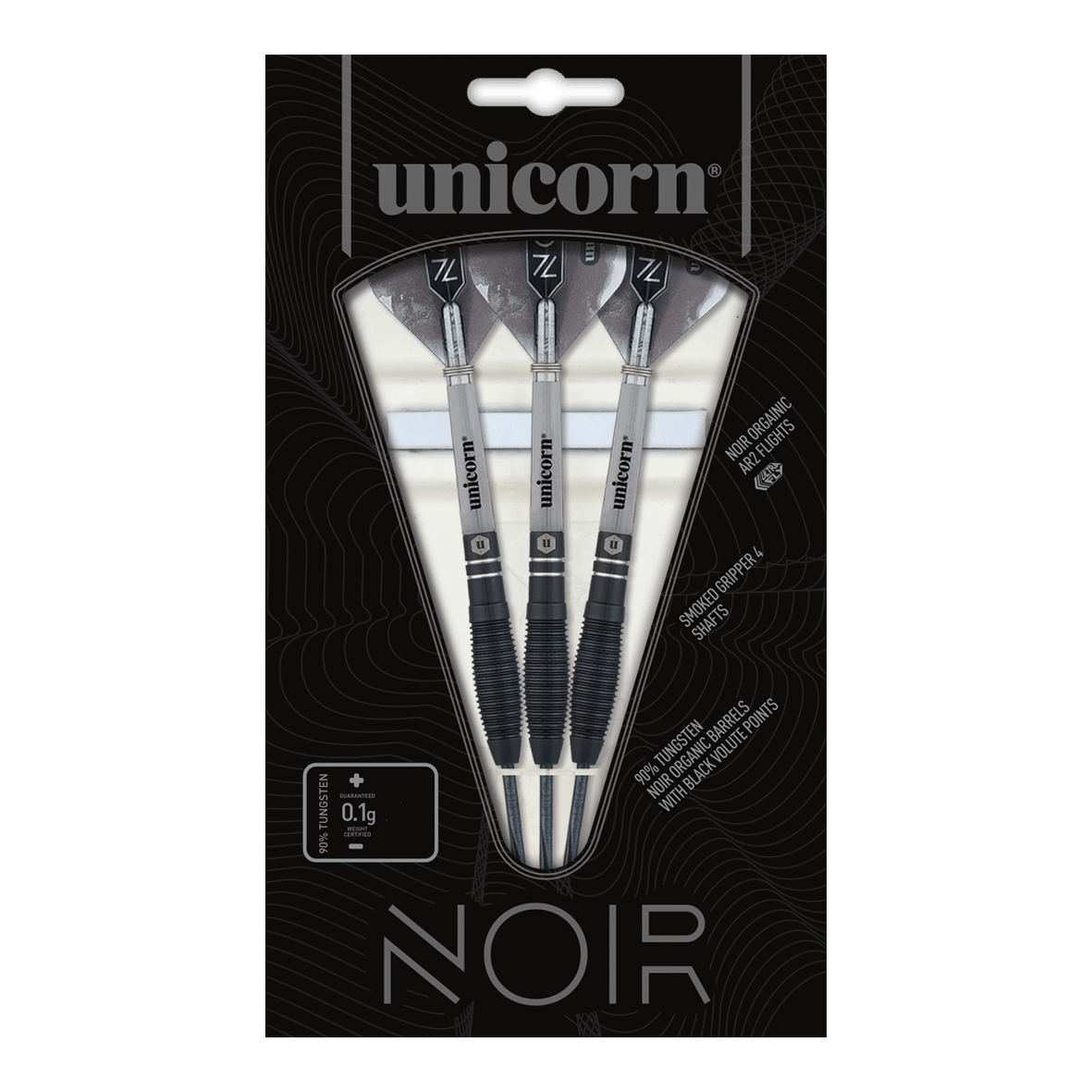 Freccette in acciaio Unicorn Noir Style 1