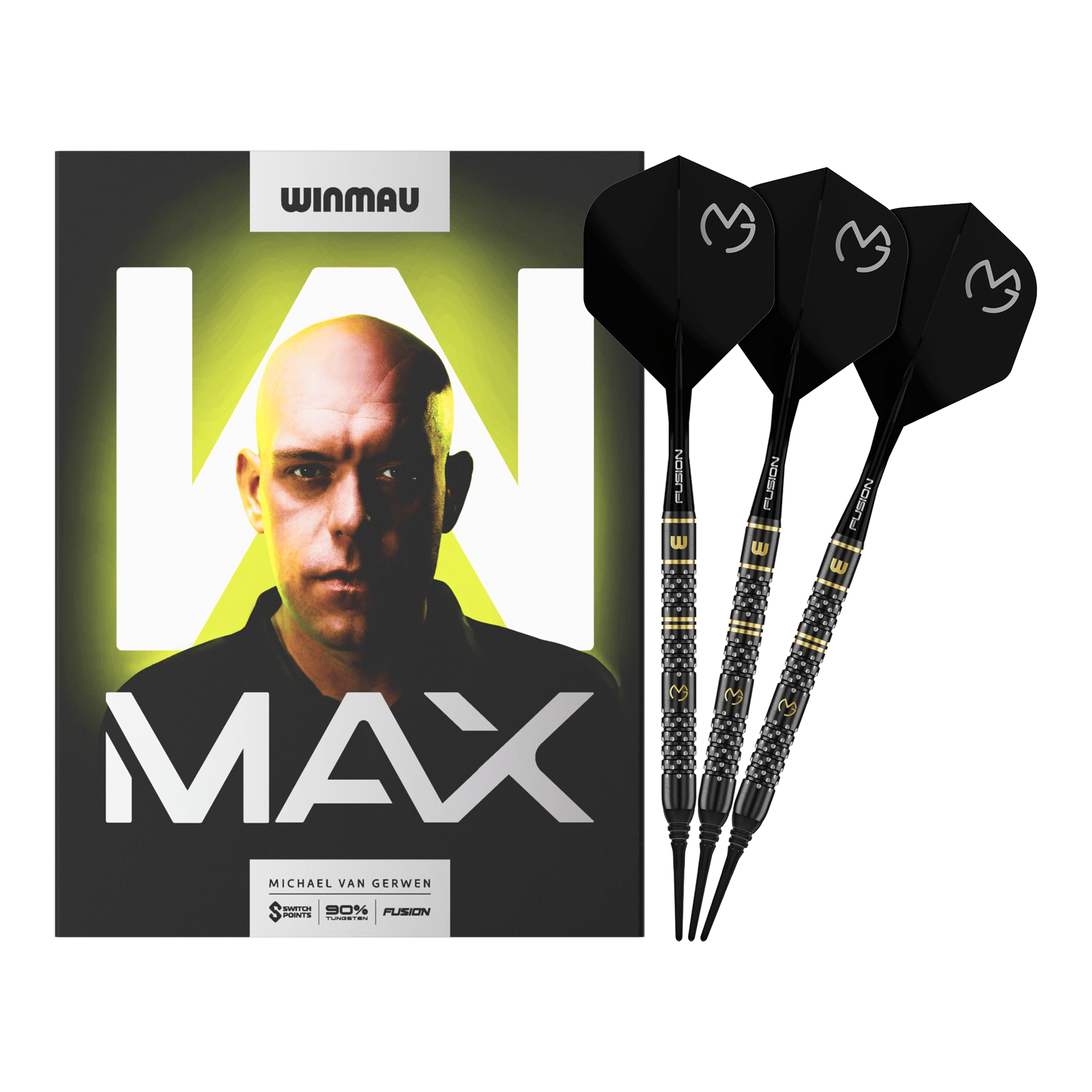 Freccette morbide Winmau Michael Van Gerwen W-MAX - 18g Freccette morbide Winmau Michael Van Gerwen W-MAX - 18g
