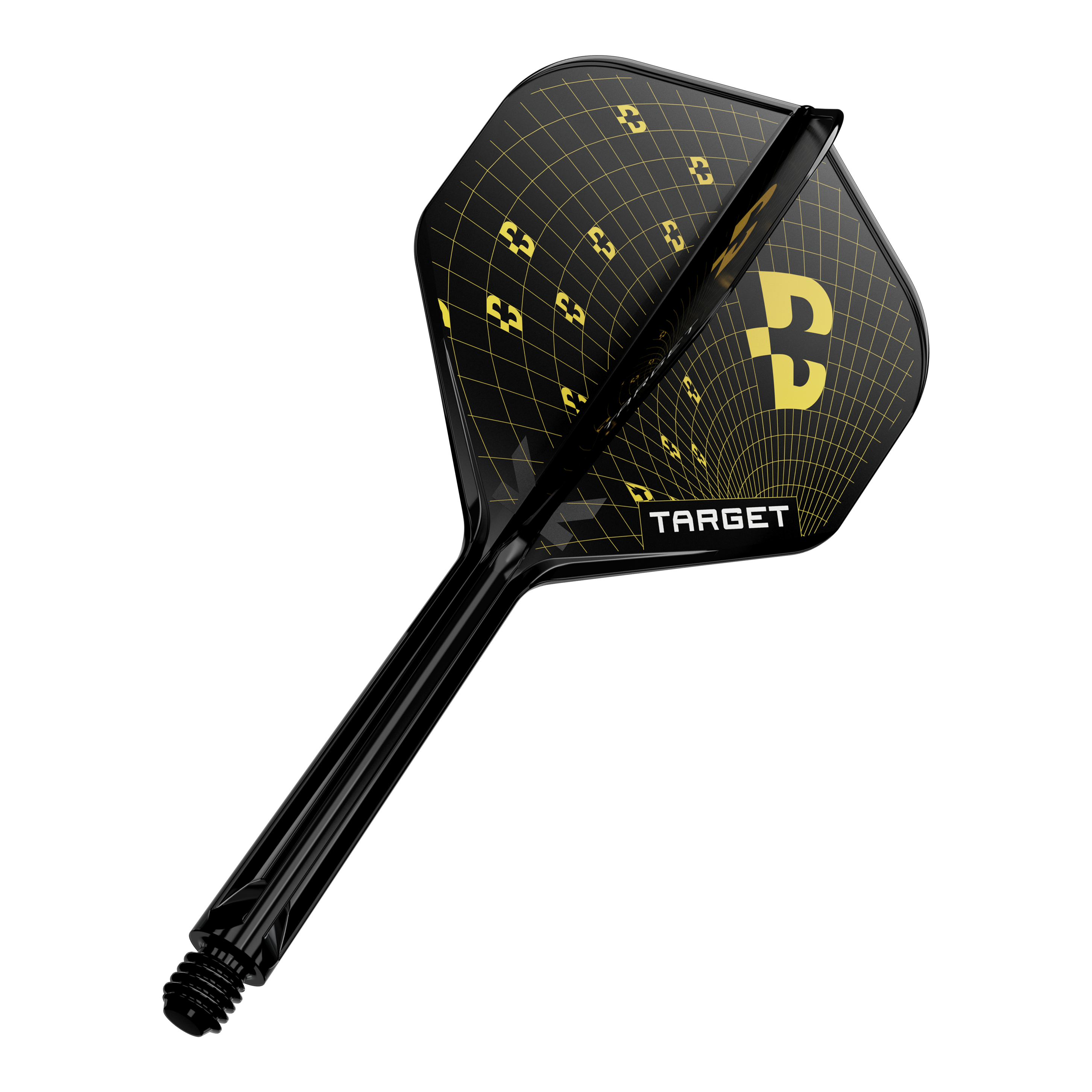 Alette standard Target K-Flex Bolide No2 Abgebildet ist ein einzelnes Target K-Flex Bolide No2 Standard Flight mit 33mm Länge. Das Dart Flight ist deutlich erkennbar.