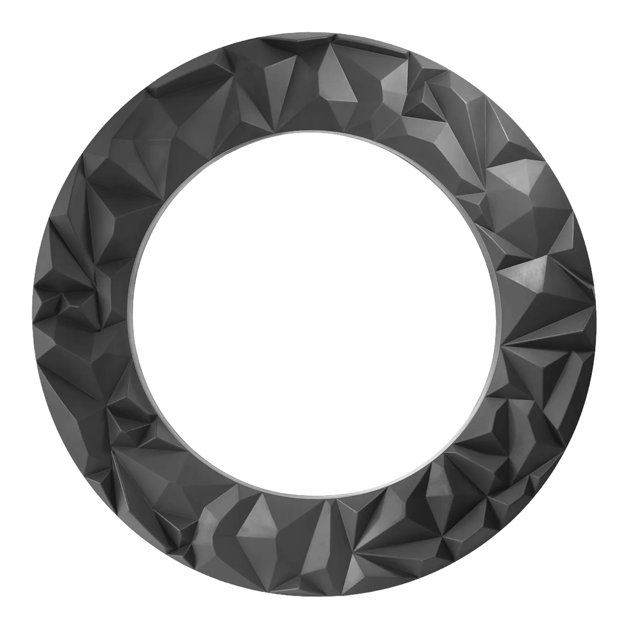Bersaglio per freccette 3D Subterra di precisione a 180° - Grafite Hier ist das Precise 180 3D Dartboard Surround Subterra - Graphite abgebildet. Das Produkt bietet Schutz für die Wand hinter dem Dartboard.