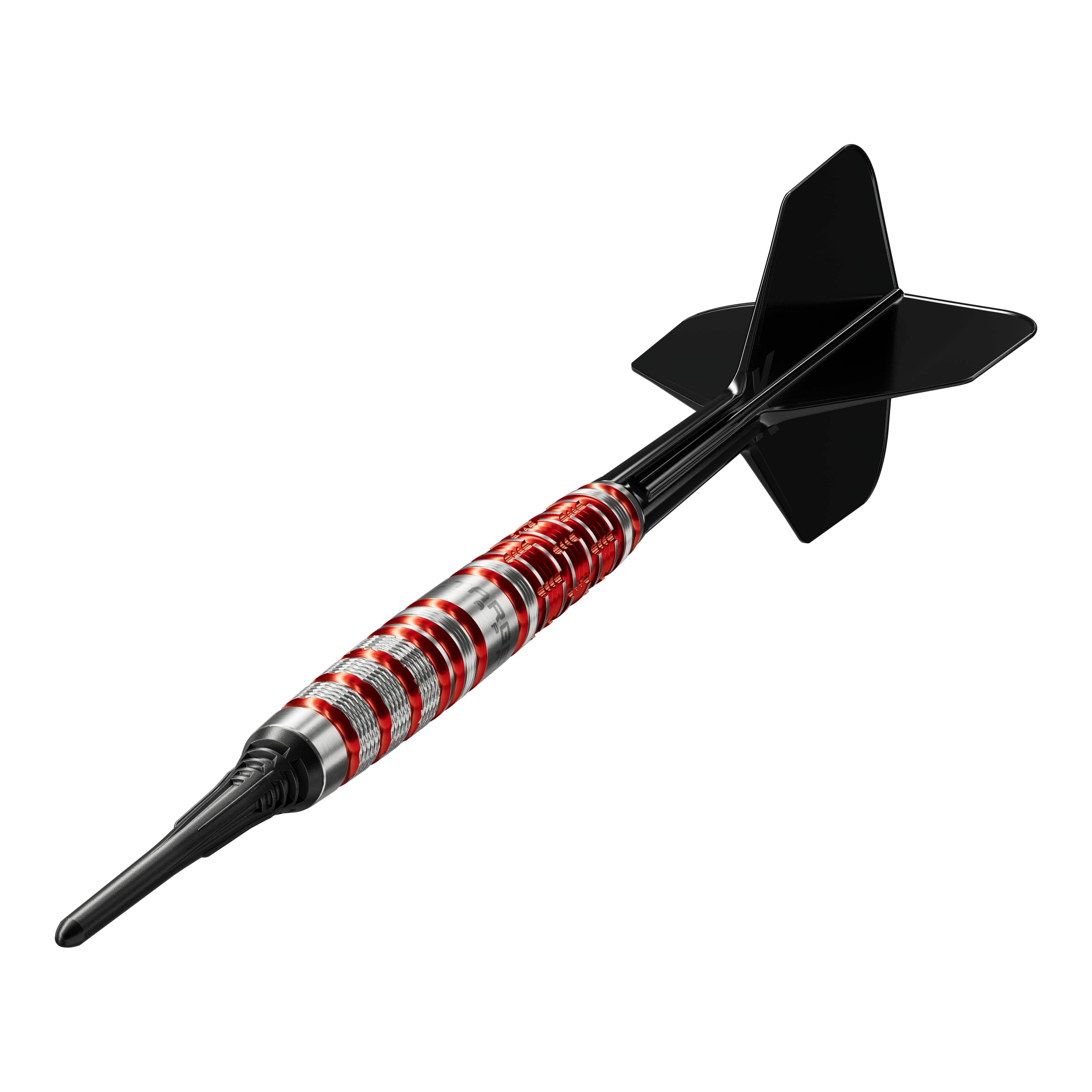 Freccette morbide Target Black Marque Spinel - 21,5 g Target Black Marque Spinel Softdarts - 21,5g ist ein Softdart für höchste Ansprüche. Zu sehen ist die charakteristische schwarze Optik mit markantem Spinel Design.