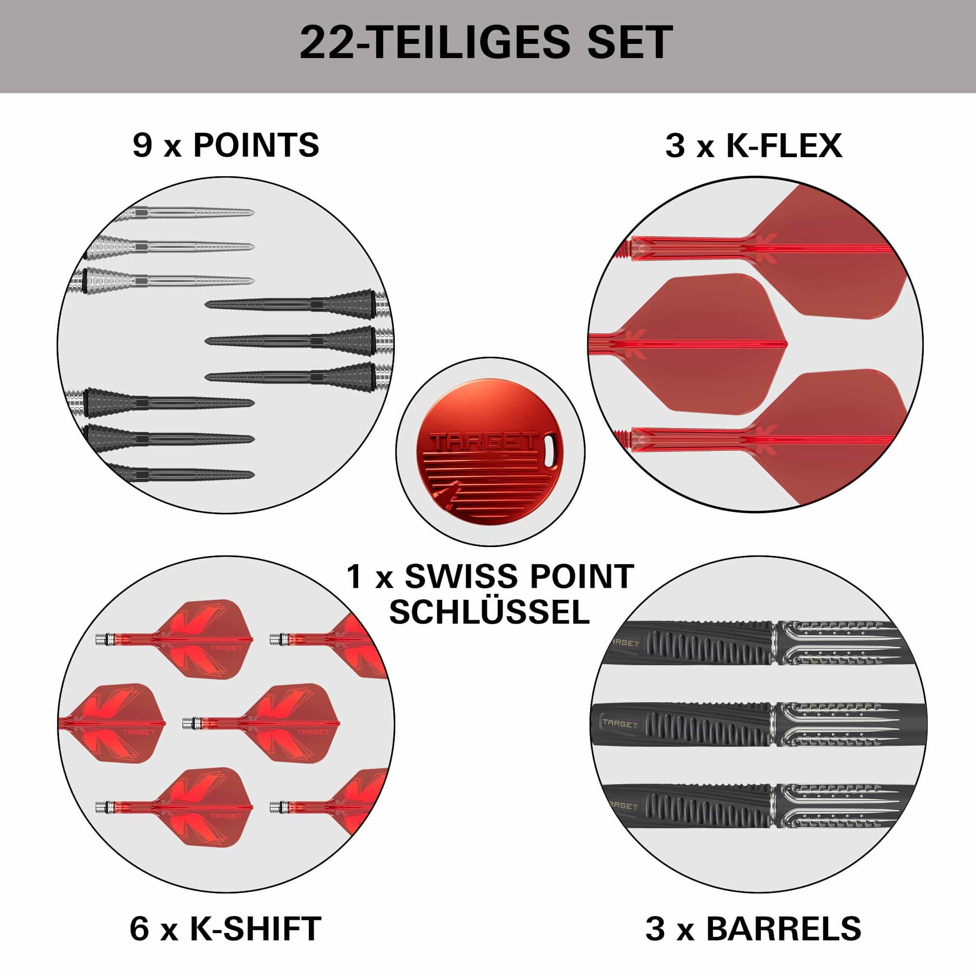 Dardi morbidi Target Shift - 18 g