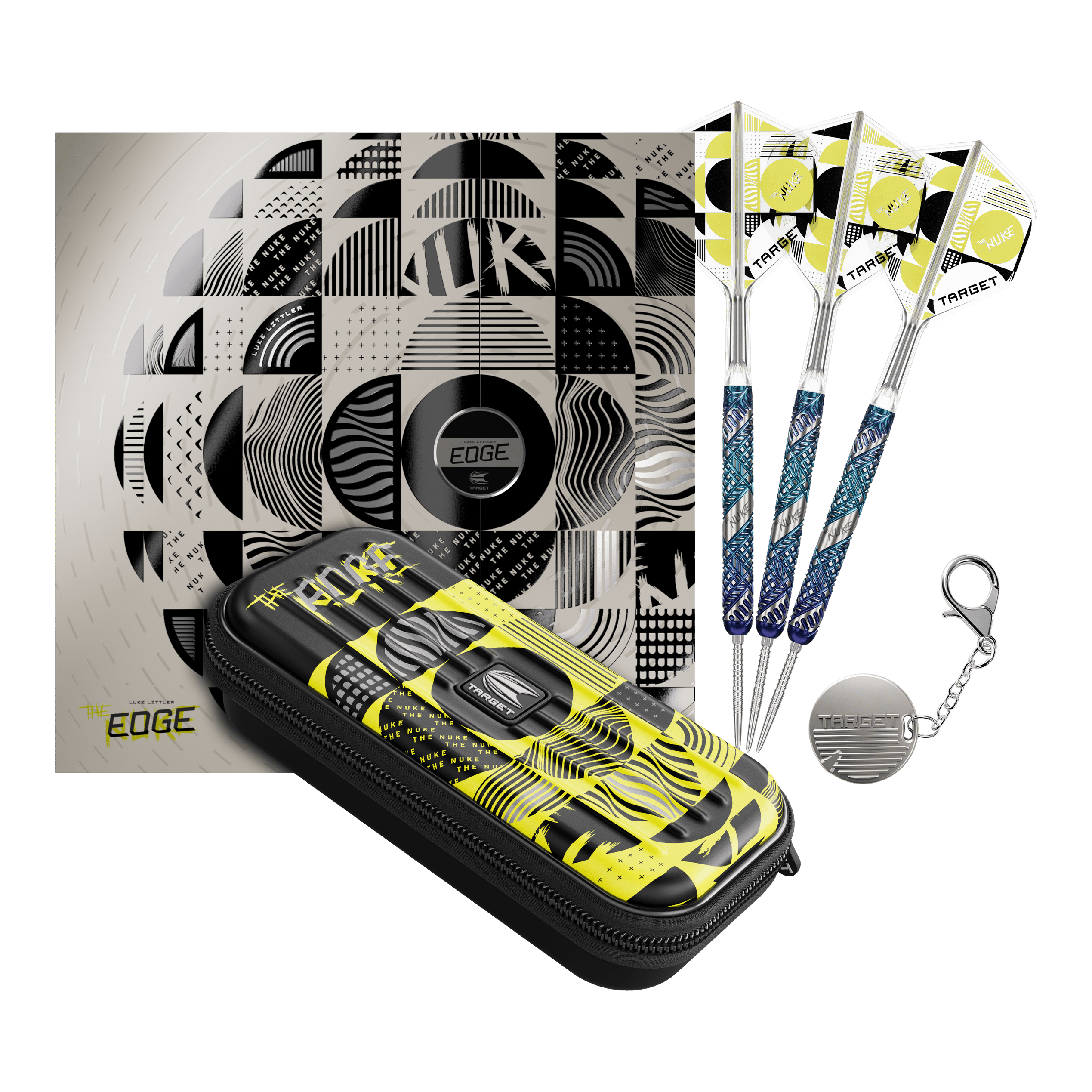 Freccette in acciaio Target Luke Littler Edge Swiss Point Dieses Bild zeigt die Target Luke Littler Egde Swiss Point Steeldarts in voller Ansicht. Die Steeldarts bestechen durch ihre hochwertige Verarbeitung.