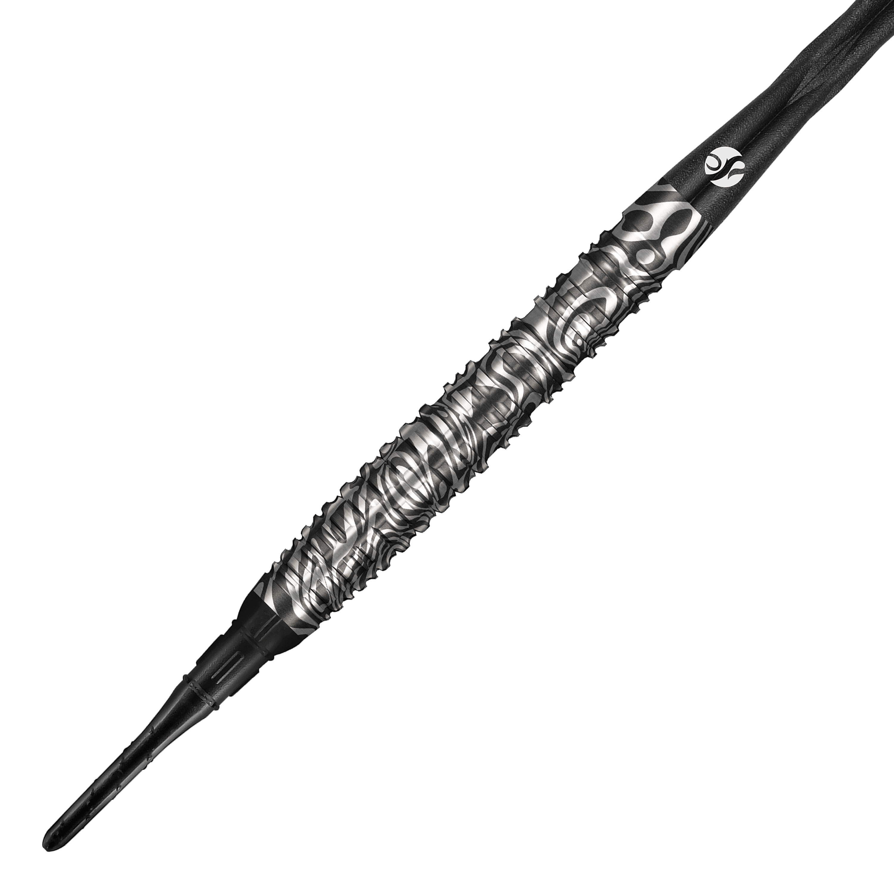 Freccette morbide Shot Alchemy Runstel - 20 g Hier sind die Shot Alchemy Runstel Softdarts mit 20 Gramm zu sehen. Das Produkt wird aus einer anderen Perspektive dargestellt.