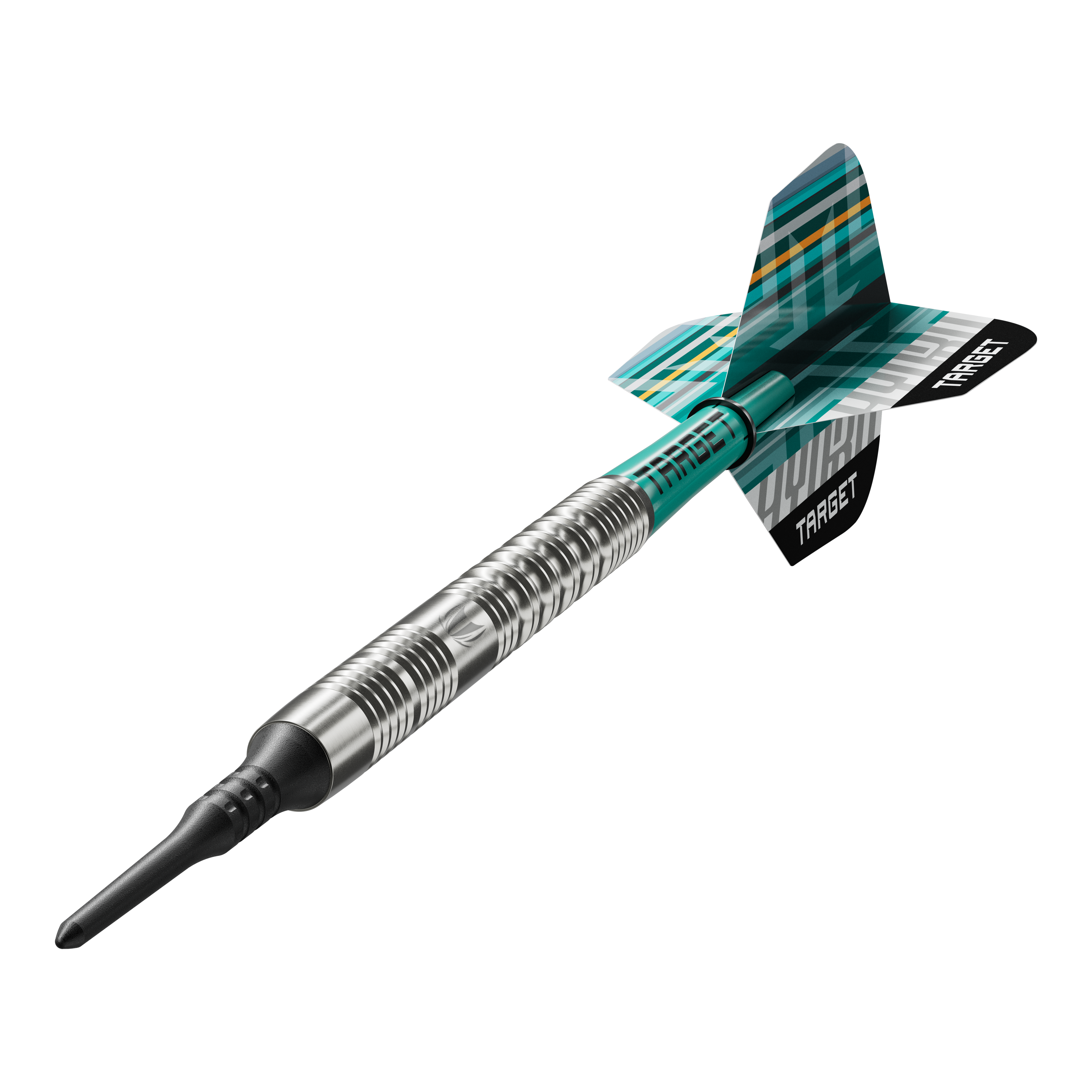 Target Hydro 12 freccette morbide Hier sieht man die Target Hydro 12 Softdarts. Sie eignen sich gut für Freizeit und Wettkampf.