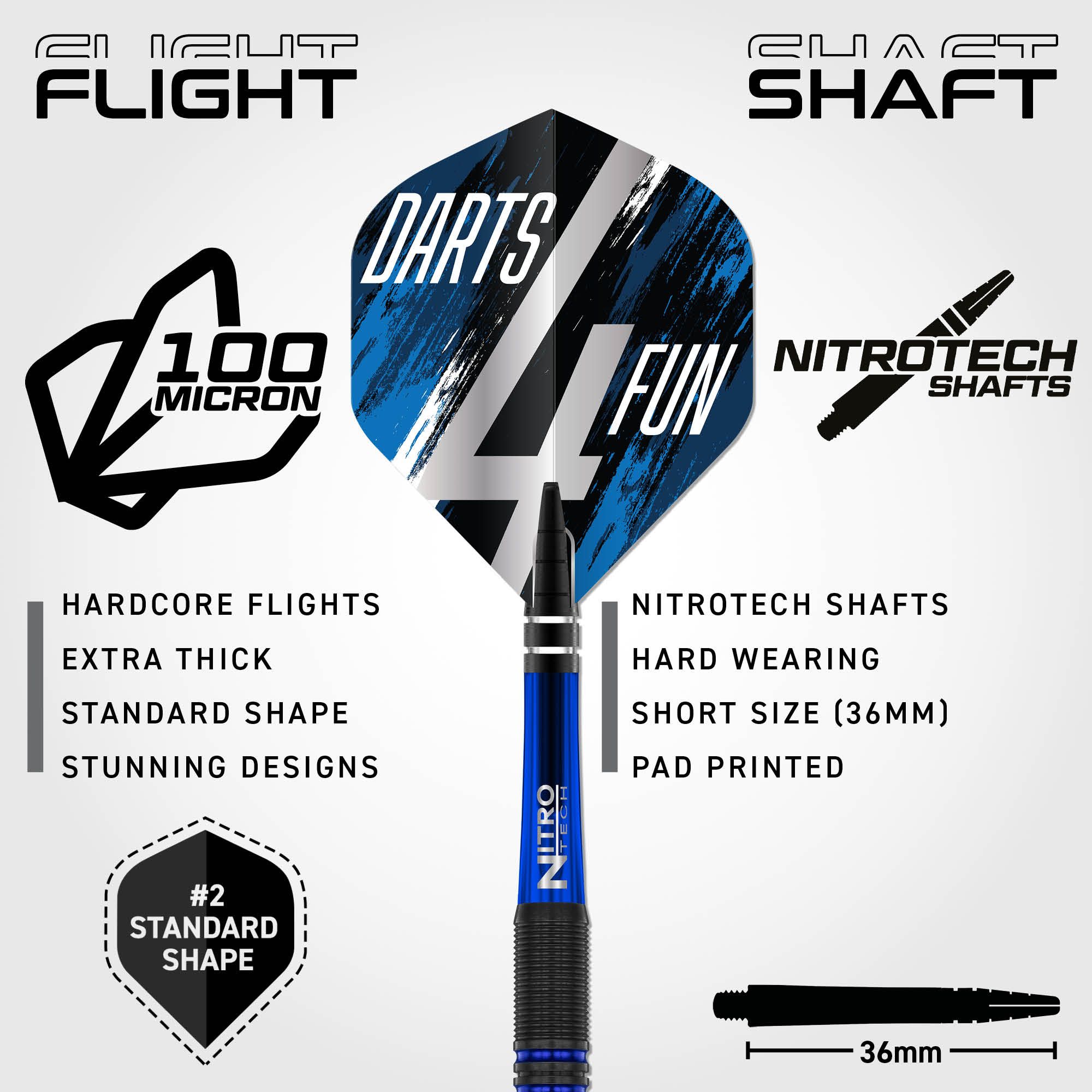 Freccette in acciaio Red Dragon David Williams V1 - 23 g Dieses Bild zeigt Red Dragon David Williams V1 Steeldarts - 23g. Sie eignen sich perfekt für professionelle Dartspieler.