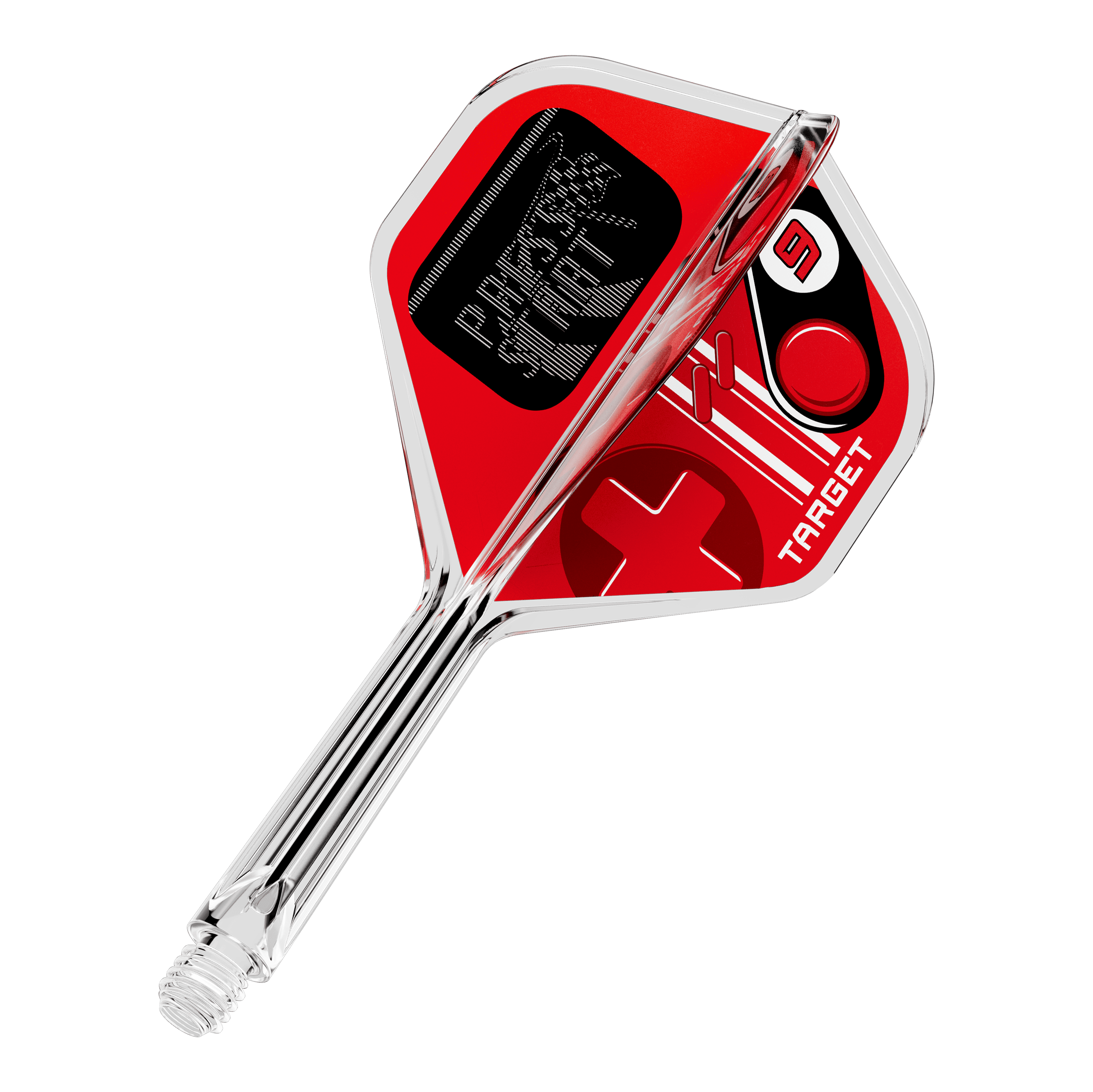 Voli standard Target K-Flex Press Start n. 2 Abbildung des Artikels 410586_Target_K-Flex_PressStart_No2_Standard_Flights_26mm_1. Das Bild zeigt ein Produkt aus dem Bereich Darts oder Dartzubehör.