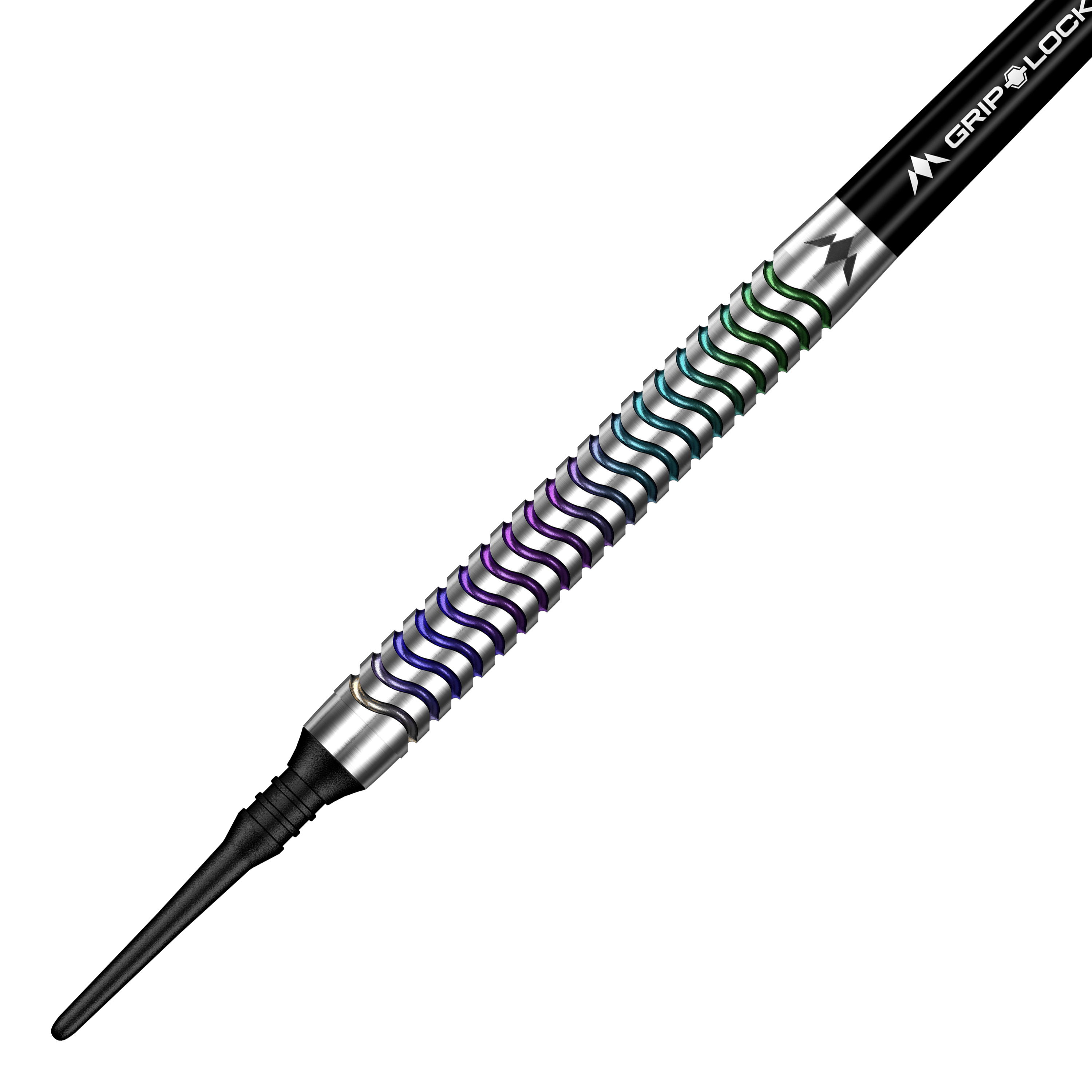 Freccette morbide Mission Mirage - 20 g Mission Mirage Softdarts - 20g sind auf dem Bild abgebildet. Das Bild stellt die Form und das Design der Softdarts dar.