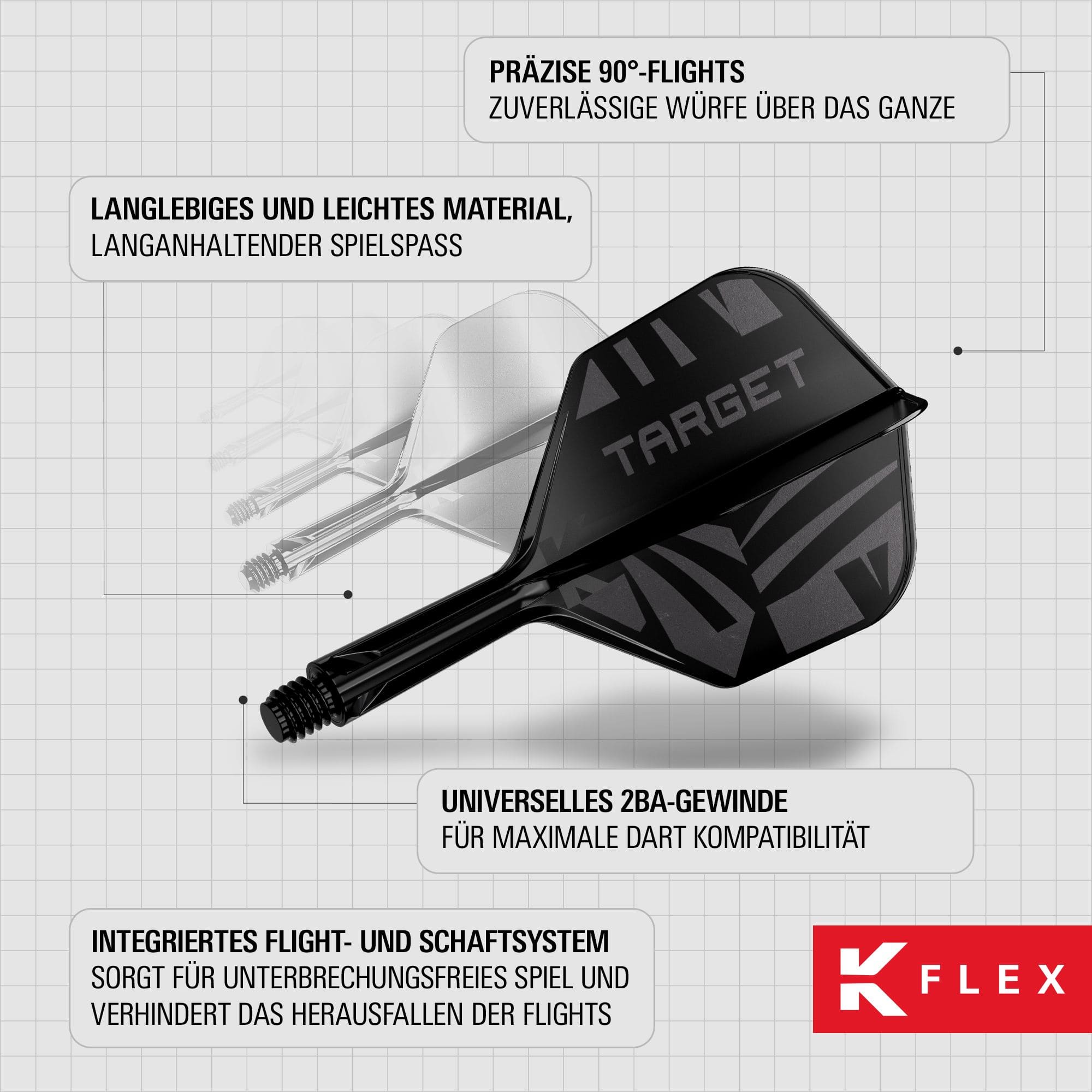 Alette Target K-Flex nere n. 6