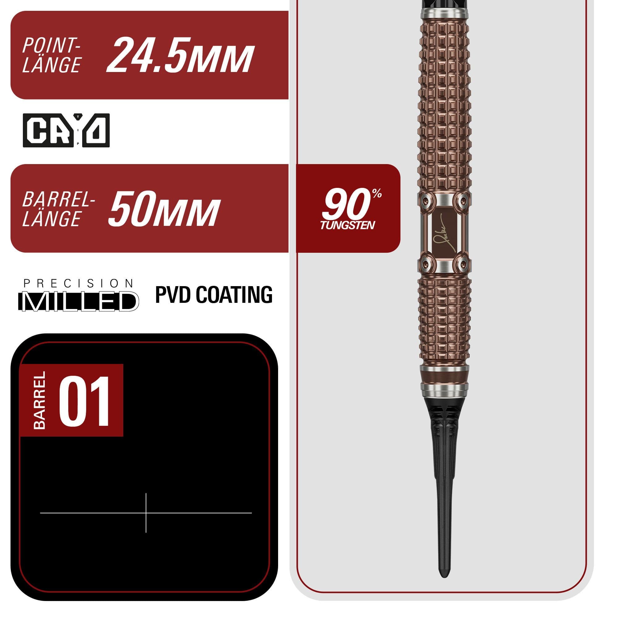 Target Japan Paul Lim The Legend GEN10 Freccette morbide - 20 g