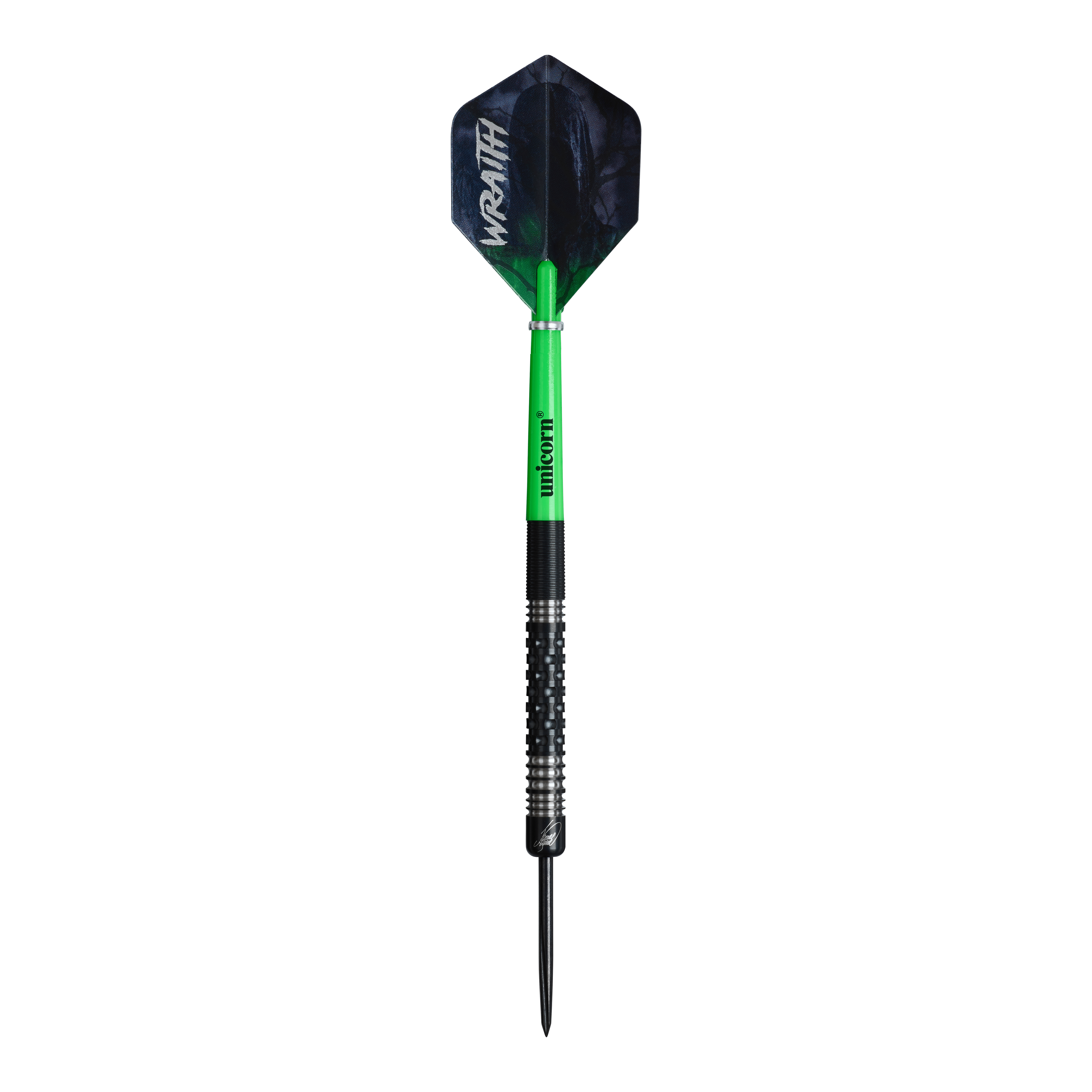 Freccette in acciaio Unicorn Wraith James Wade Unicorn Wraith James Wade Steeldarts sind auf dem Bild dargestellt. Sie haben ein modernes Design und sind hochwertig verarbeitet.