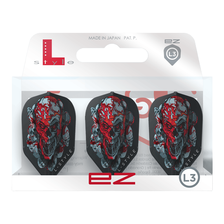 Alette L-Style Ryan Searle Signature V4 nere L3EZ Diese Abbildung zeigt L-Style Ryan Searle Signature V4 Black L3EZ Flights. Die Dartflights zeichnen sich durch ein elegantes, schwarzes Design aus.