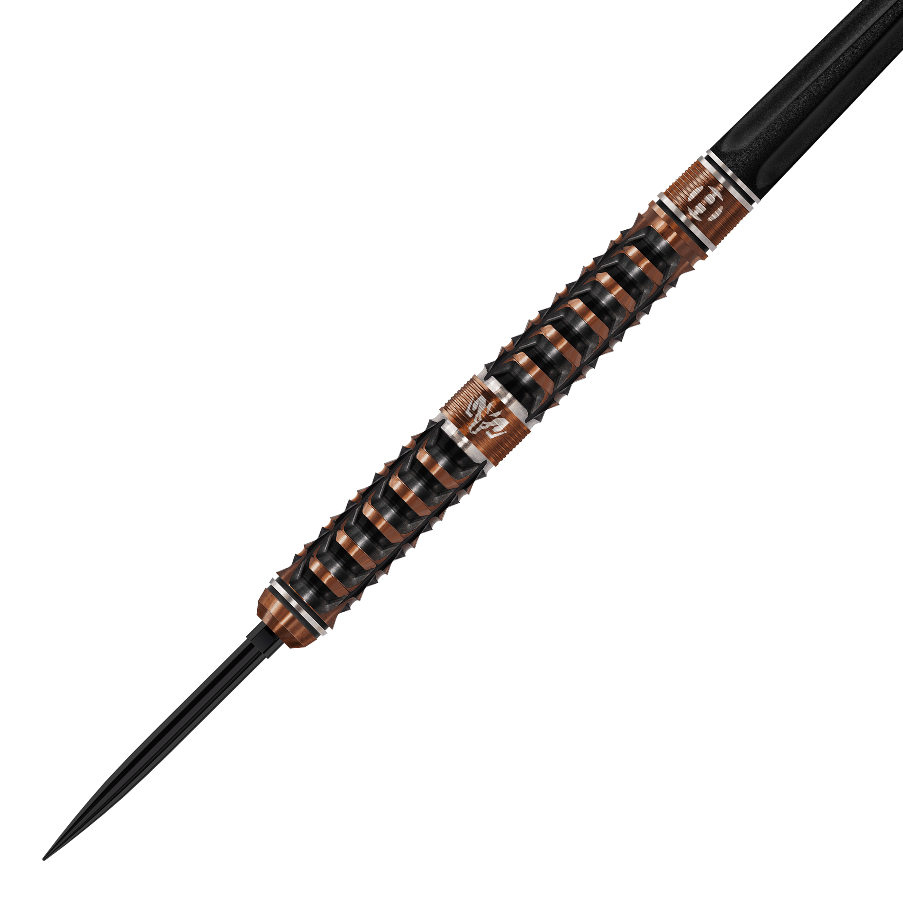 Freccette in acciaio Harrows Tungsten Trinity Quick Point Harrows Wolfram Trinity Quick Point Steeldarts sind auf diesem Bild abgebildet. Diese Steeldarts sind für präzises Dartspiel konzipiert.