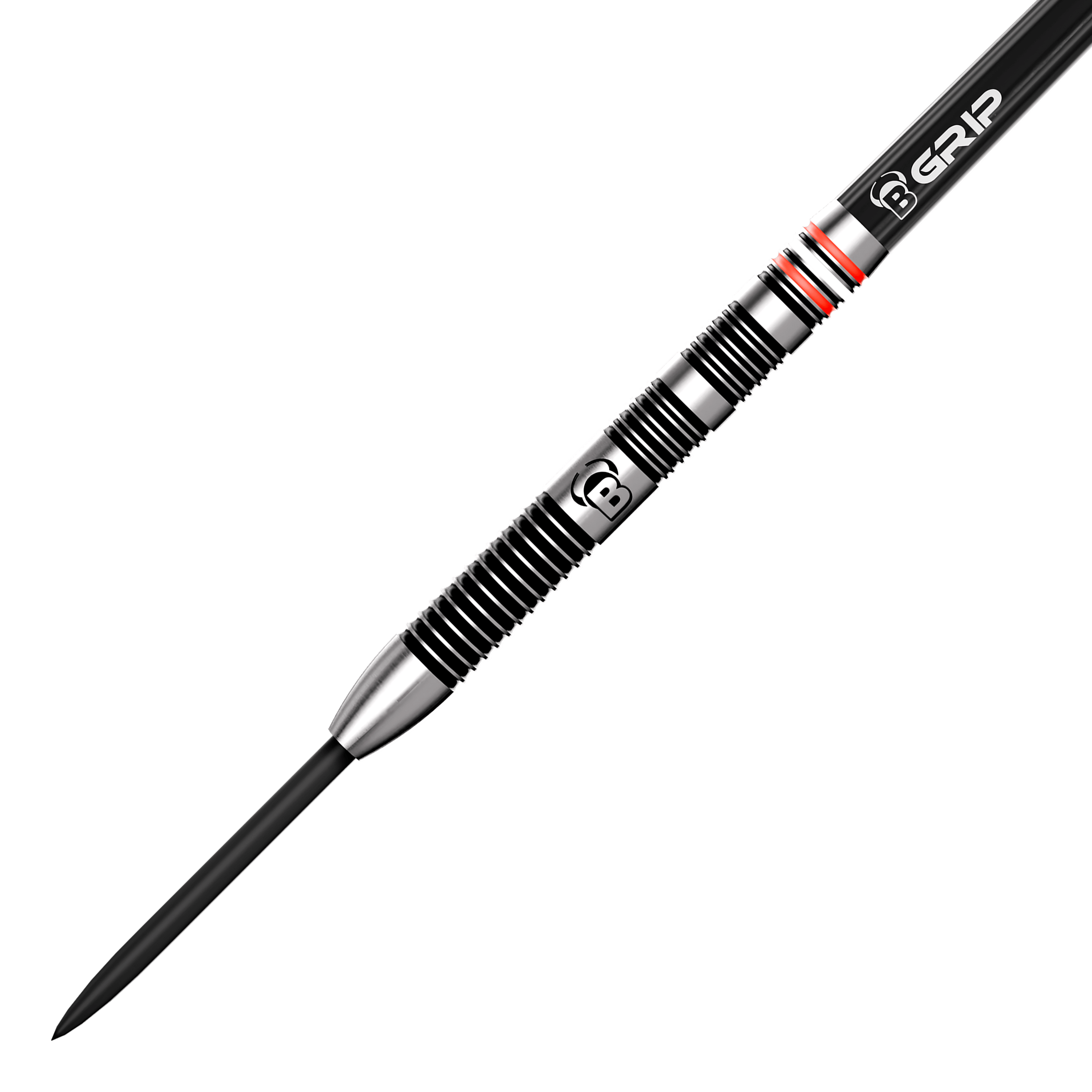 Bulls Challenger Patrick Tringler Steeldarts mit 21g Gewicht. Das Bild stellt die Form und Details der Steeldarts dar.