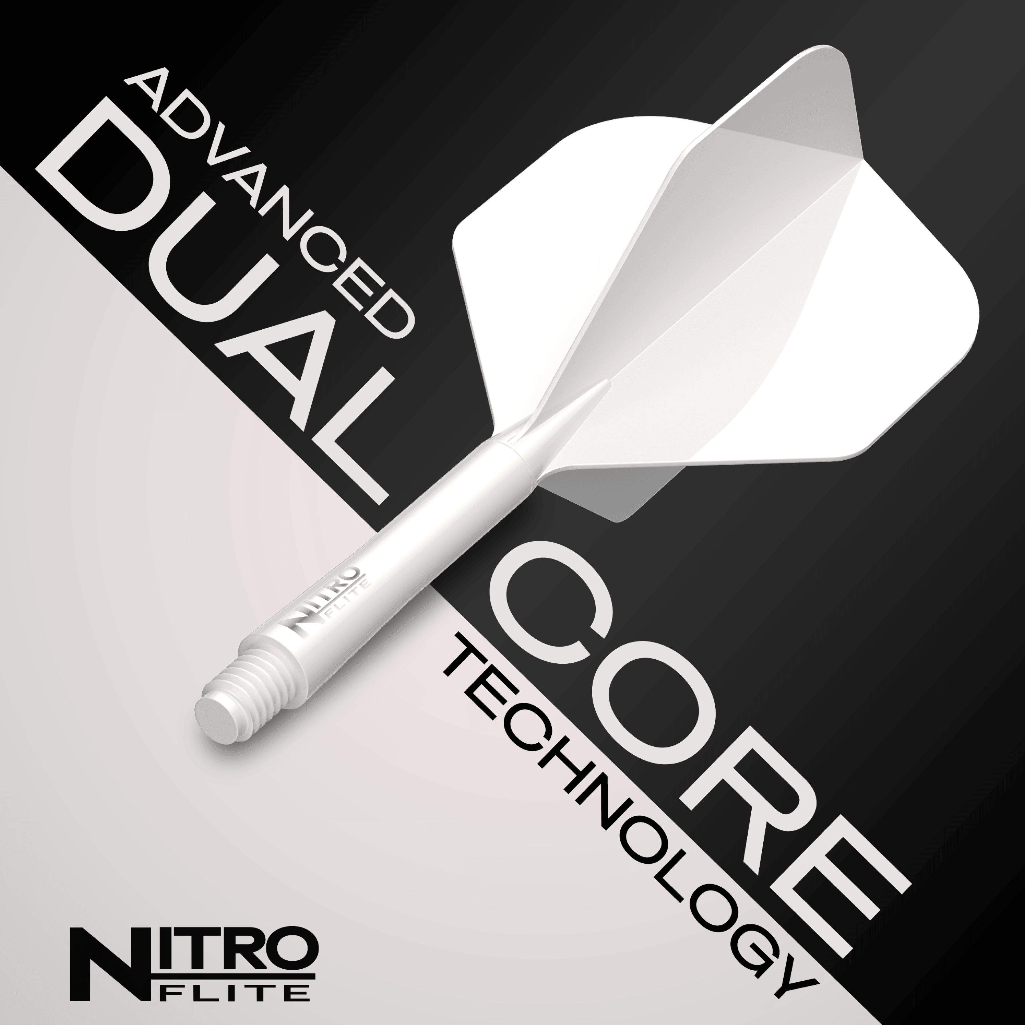 Red Dragon Nitroflite Asta bianca Alette bianche n. 2 Abgebildet ist der Red Dragon Nitroflite White Shaft White Flights No2. Der Artikel besteht aus weißen Dartflights mit weißem Schaft.