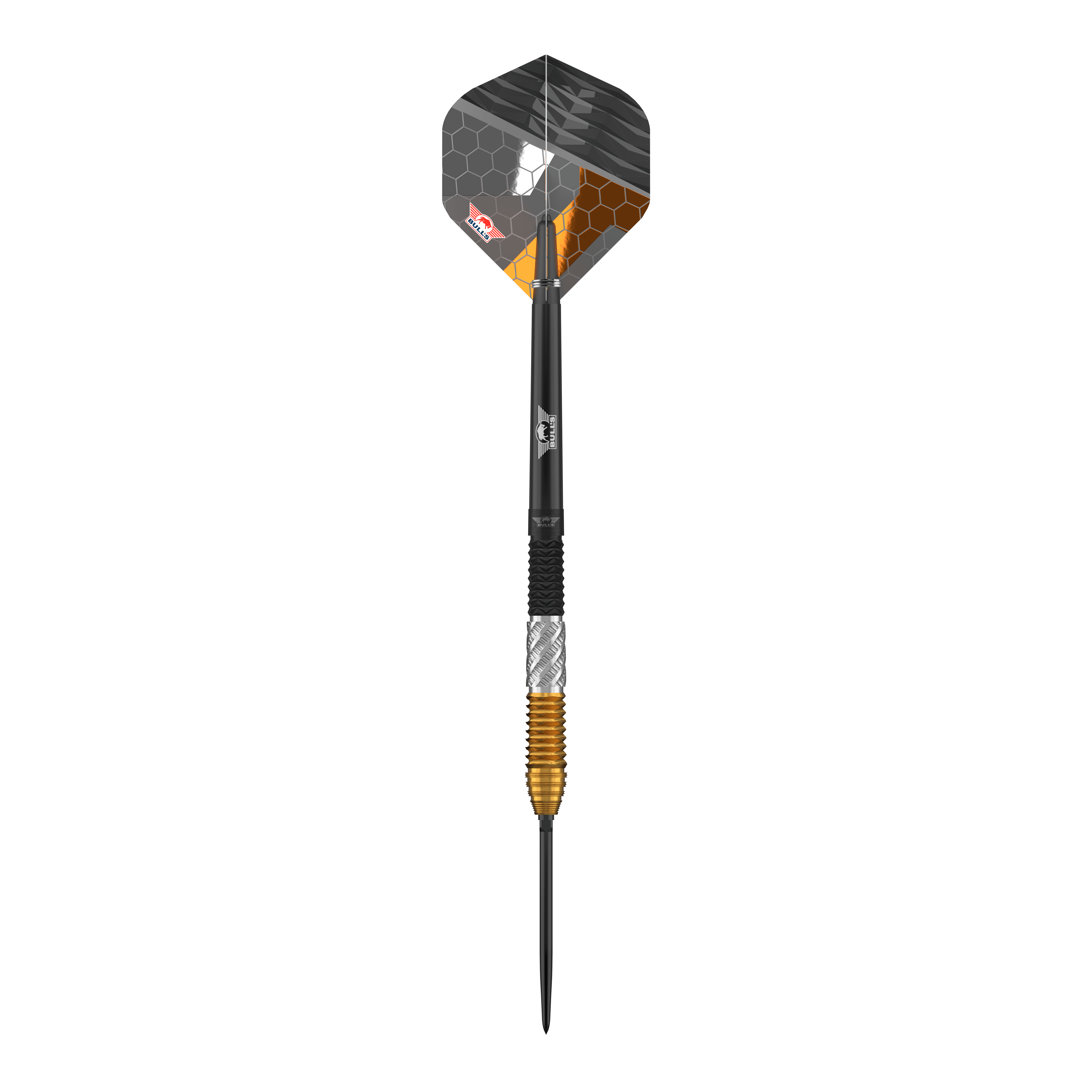 Bulls NL Dirk Van Duijvenbode 95% Convertibile Punti Steeldarts Abgebildet sind Bulls NL Dirk Van Duijvenbode 95% Convertible Points Steeldarts. Die Steeldarts sind robust und für Profis konzipiert.