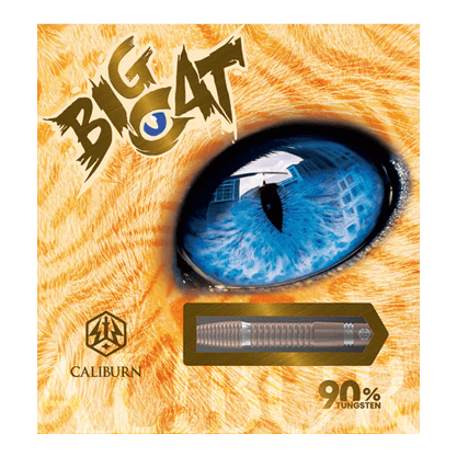 Caliburn Big Cats Lion freccette in acciaio Das Bild zeigt einen Steeldart aus der Serie Caliburn Big Cats Lion. Der Dart ist detailliert und deutlich dargestellt.