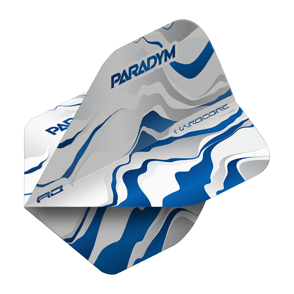 Red Dragon Hardcore Premium Paradym Blue Premium No2 Voli Standard Zu sehen ist ein einzelner Blue Premium No2 Standard Flight aus der Serie Red Dragon Hardcore Paradym. Der Flight ist in einem attraktiven Blauton gehalten und für Dartpfeile geeignet.
