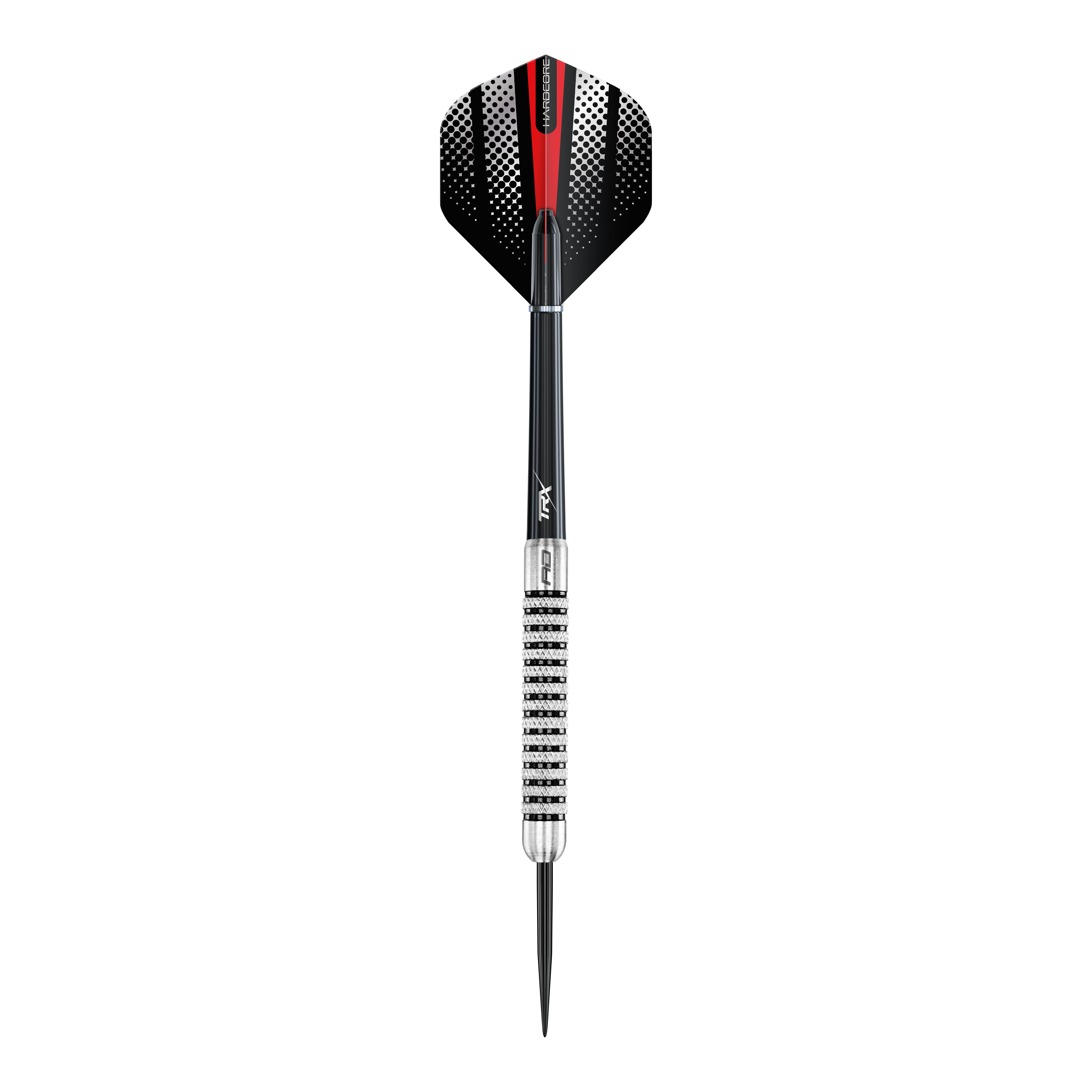 Red Dragon Flightmaster Fury 2 freccette in acciaio - 25 g Das Bild zeigt die Red Dragon Flightmaster Fury 2 Steeldarts mit 25-Gramm-Gewicht. Die Darts verfügen über eine spezielle Grip-Oberfläche für bessere Kontrolle.