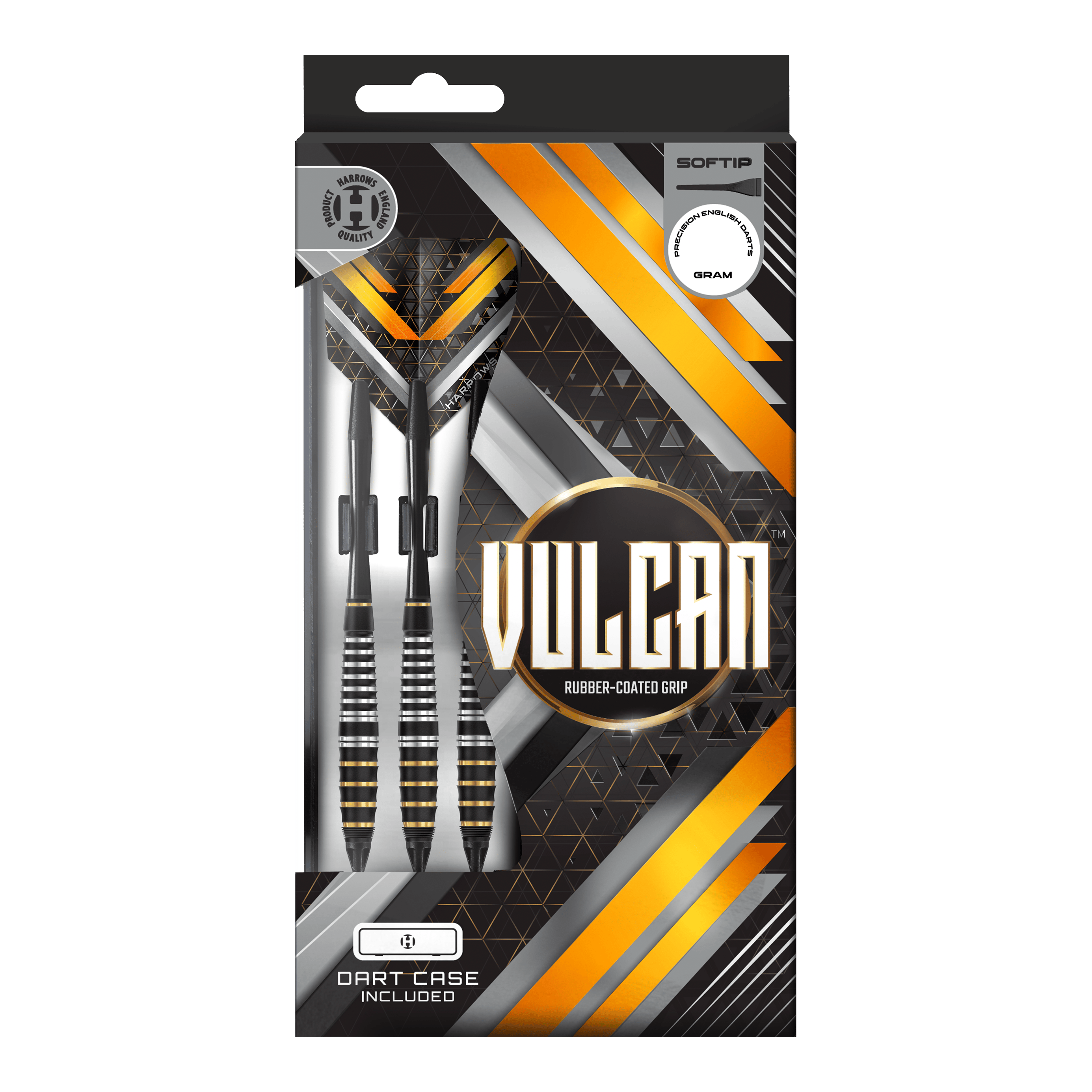 Freccette morbide Vulcan Harrows Zu sehen sind die Harrows Vulcan Softdarts. Diese Softdarts zeichnen sich durch ihr modernes Design aus.