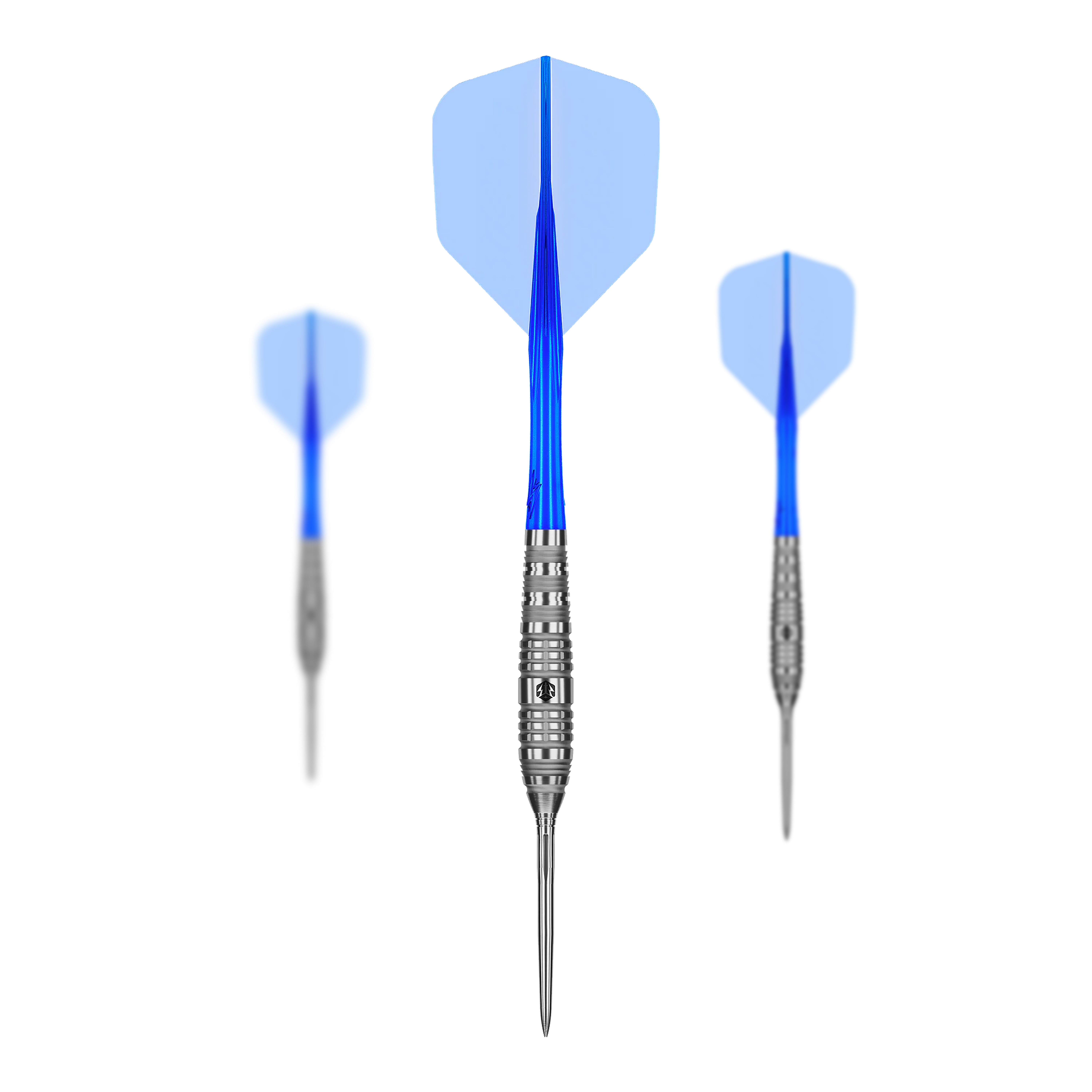 Hier sind die Caliburn Rix EZ-EVO R3 Steeldarts abgebildet. Das Produkt eignet sich ideal für präzises Dartspielen.