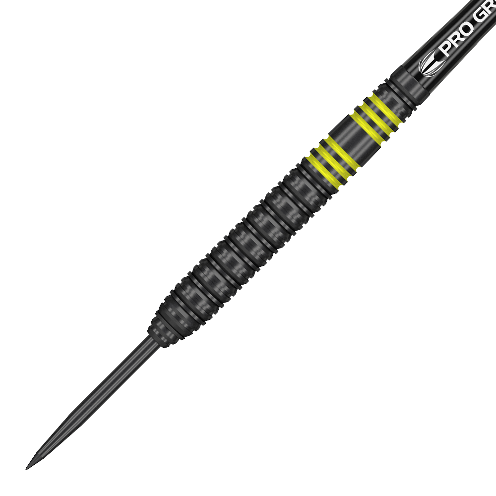 Target Vapor8 Freccette in acciaio nere gialle