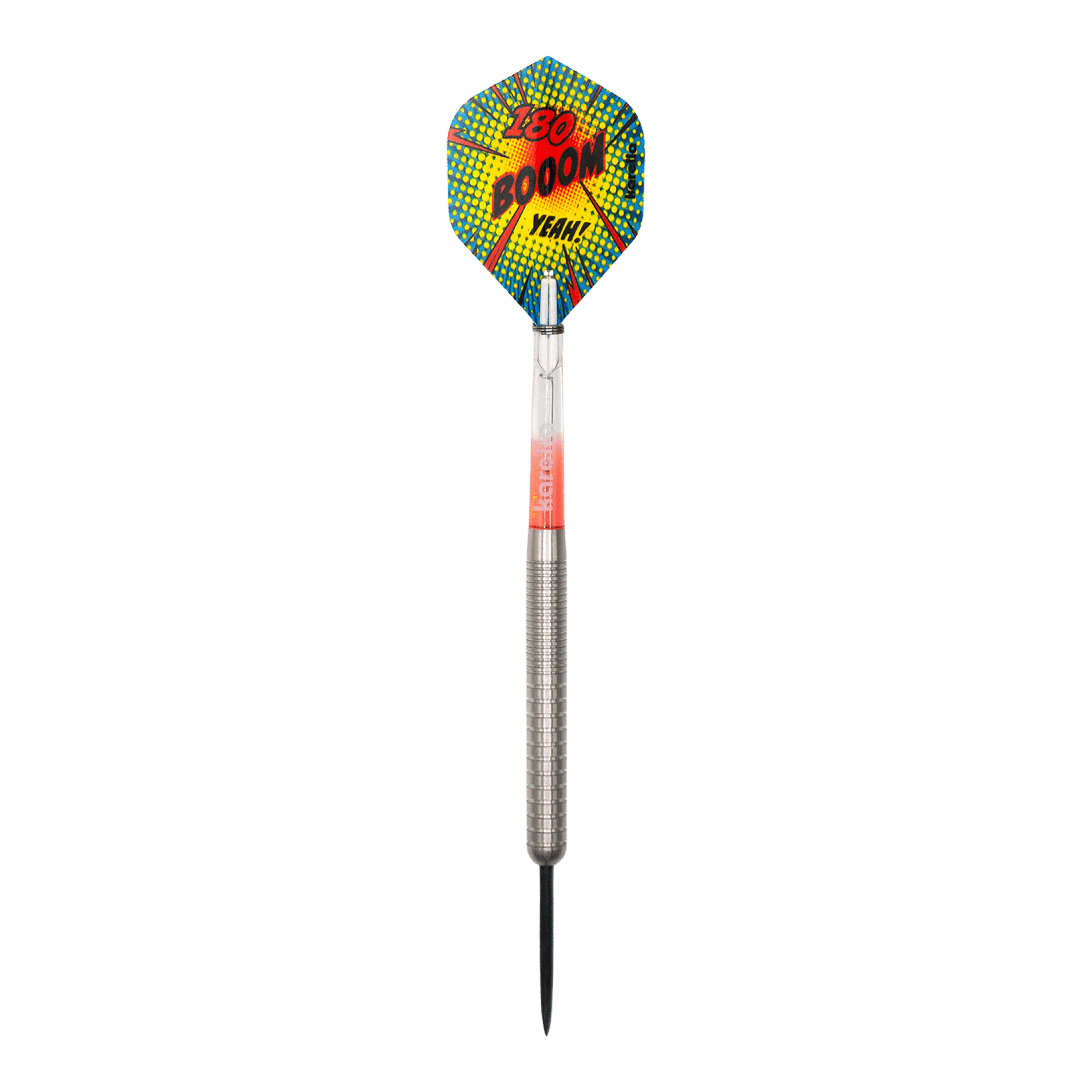 Freccette in acciaio Karella Comic Line CL-1 - 22 g Abgebildet ist der Karella Comic Line CL-1 Steeldarts - 22g. Diese Aufnahme zeigt das Produkt aus einer bestimmten Perspektive.