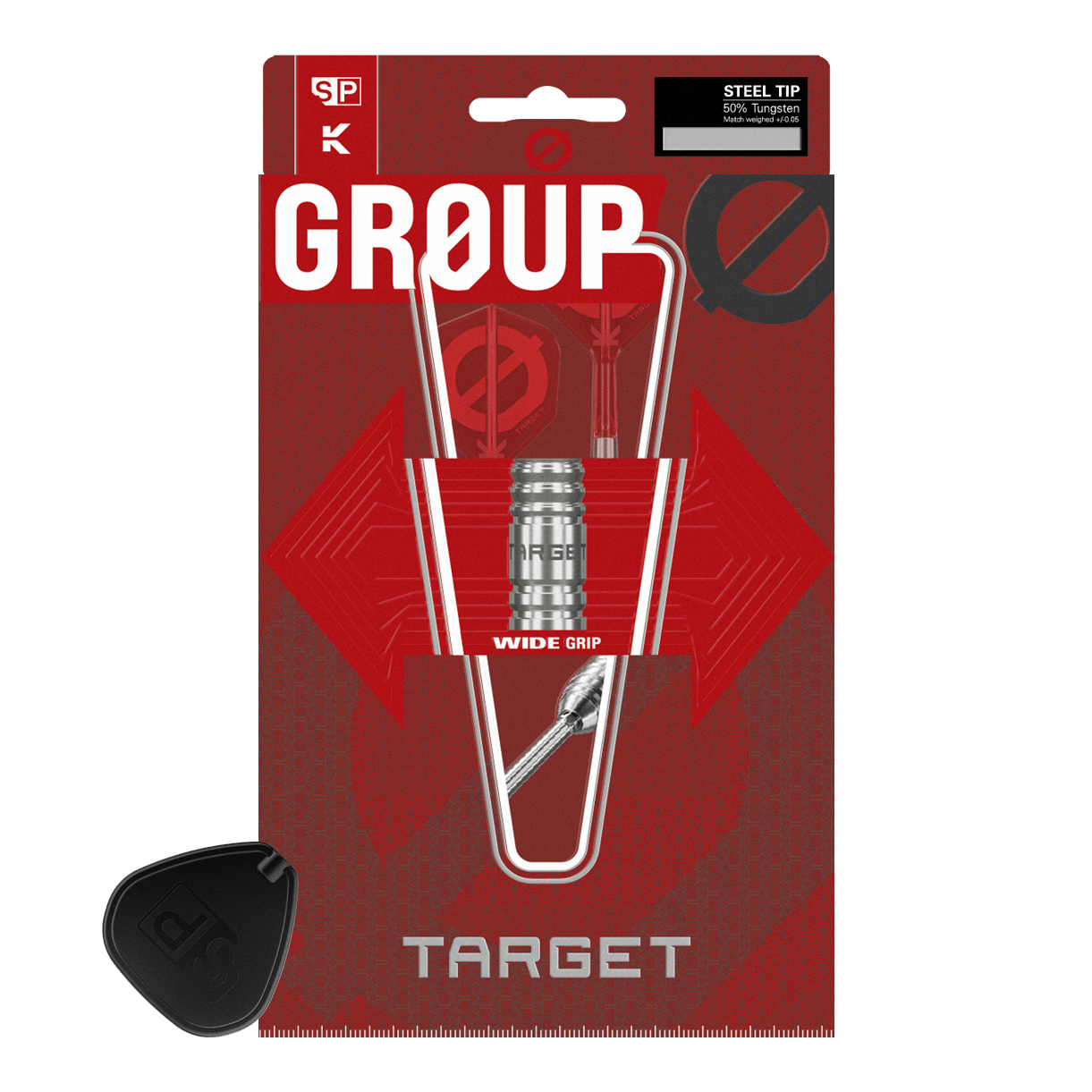 Freccette in acciaio Swiss Points Target Group O 01