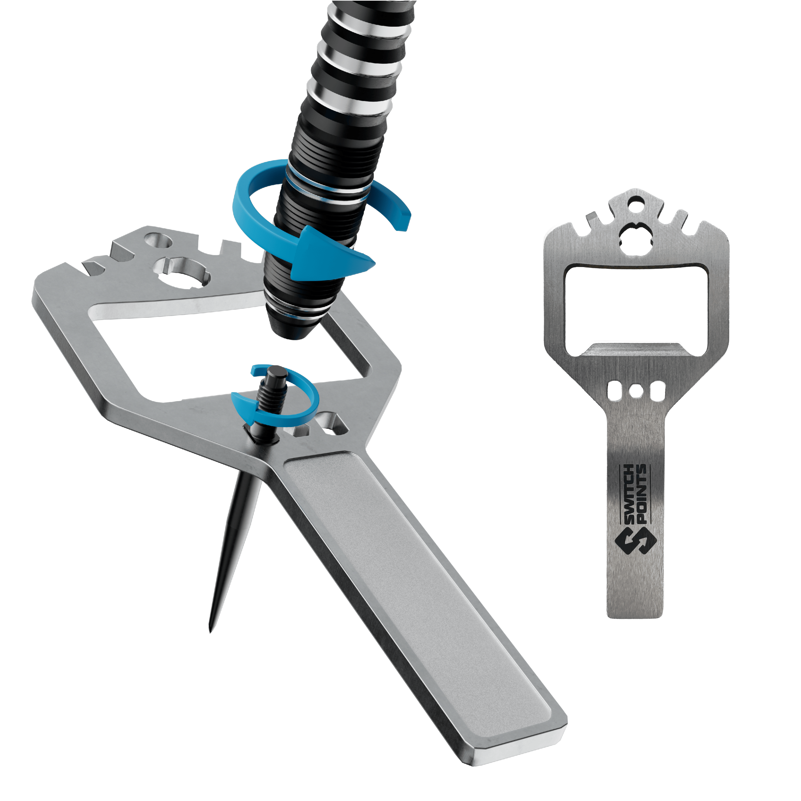 Die Abbildung zeigt die Red Dragon Sable Bomb Switch Point Steeldarts. Dies sind hochwertige Steeldarts für präzises Dartspielen.