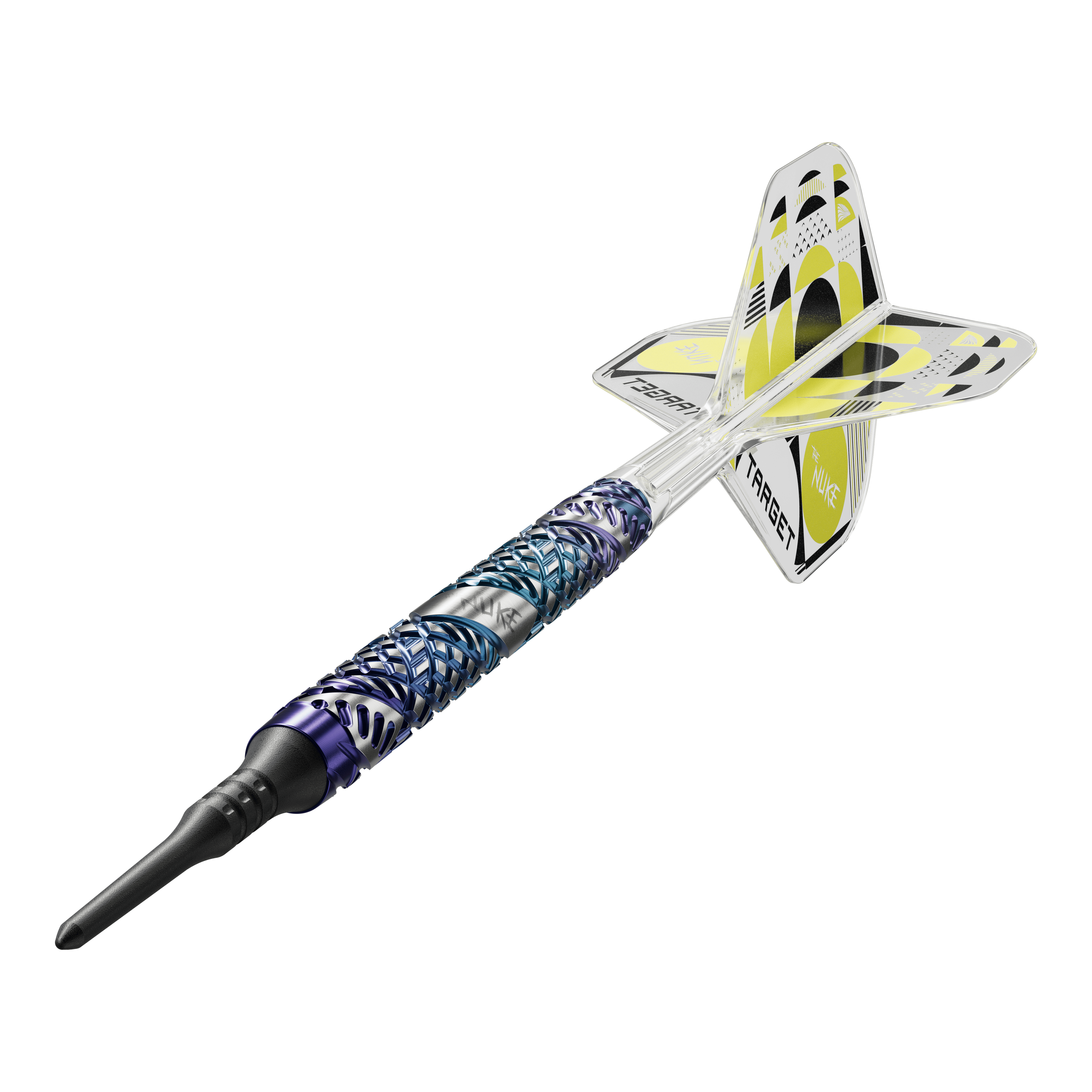 Freccette morbide Target Luke Littler Edge - 19 g Hier sieht man die Target Luke Littler Edge Softdarts - 19g. Sie sind ideal für ambitionierte Spieler geeignet.
