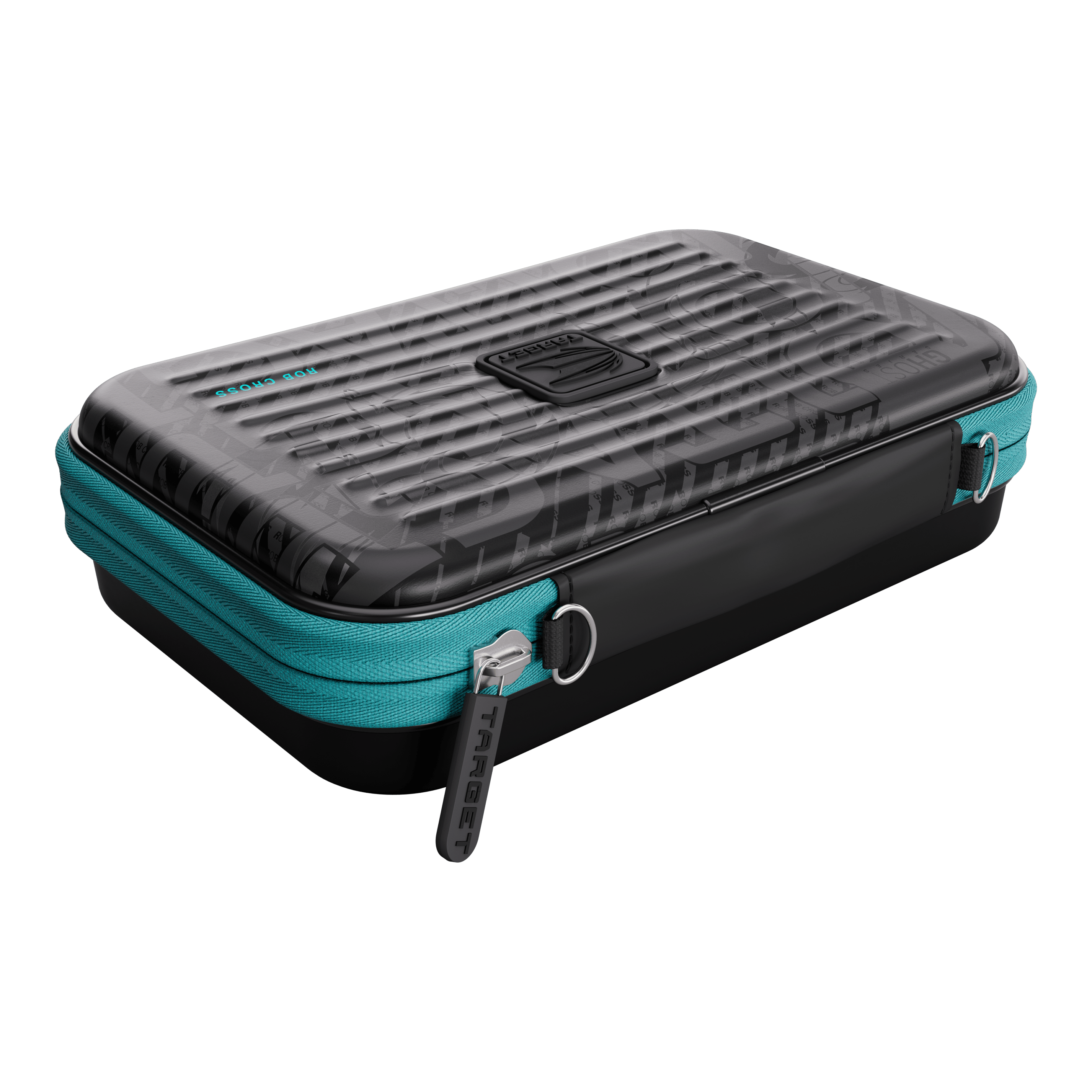 Custodia per freccette Rob Cross della serie Ghost Takoma XL Hier ist das Takoma XL Ghost Series Rob Cross Dartcase abgebildet. Die robuste Darttasche bietet viel Platz für Darts und Zubehör.