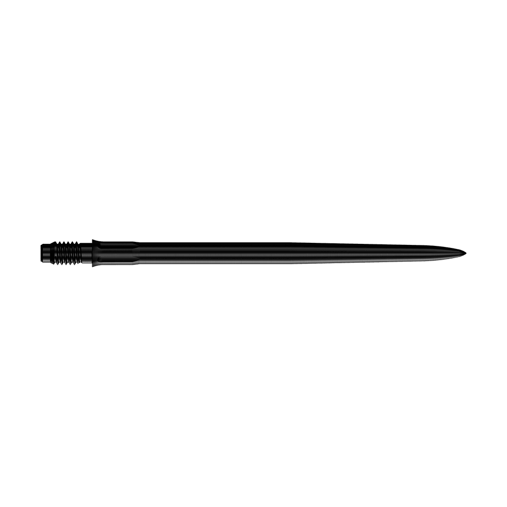 Punte per freccette Mission R2.5 Rapid Point SM1 - Nere Das Bild zeigt Dartspitzen in Schwarz mit 40mm Länge. Zu sehen sind die Mission R25 Rapid Point SM1 Dartspitzen.