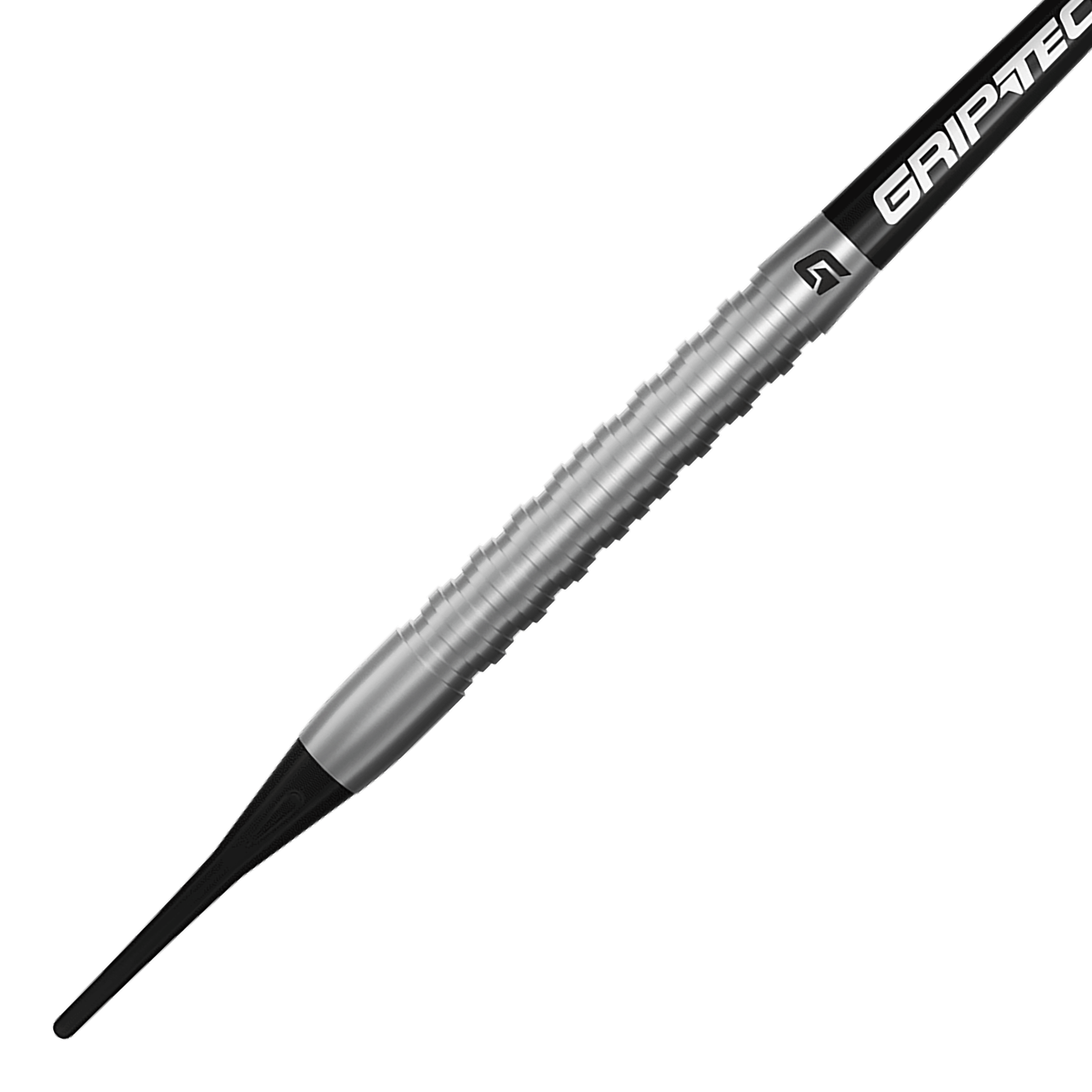 Freccette morbide GOAT Podium Silver - 18 g Das Bild zeigt die GOAT Podium Silver Softdarts mit 18g Gewicht. Diese Softdarts sind in silberner Ausführung und für Präzisionsspiele geeignet.