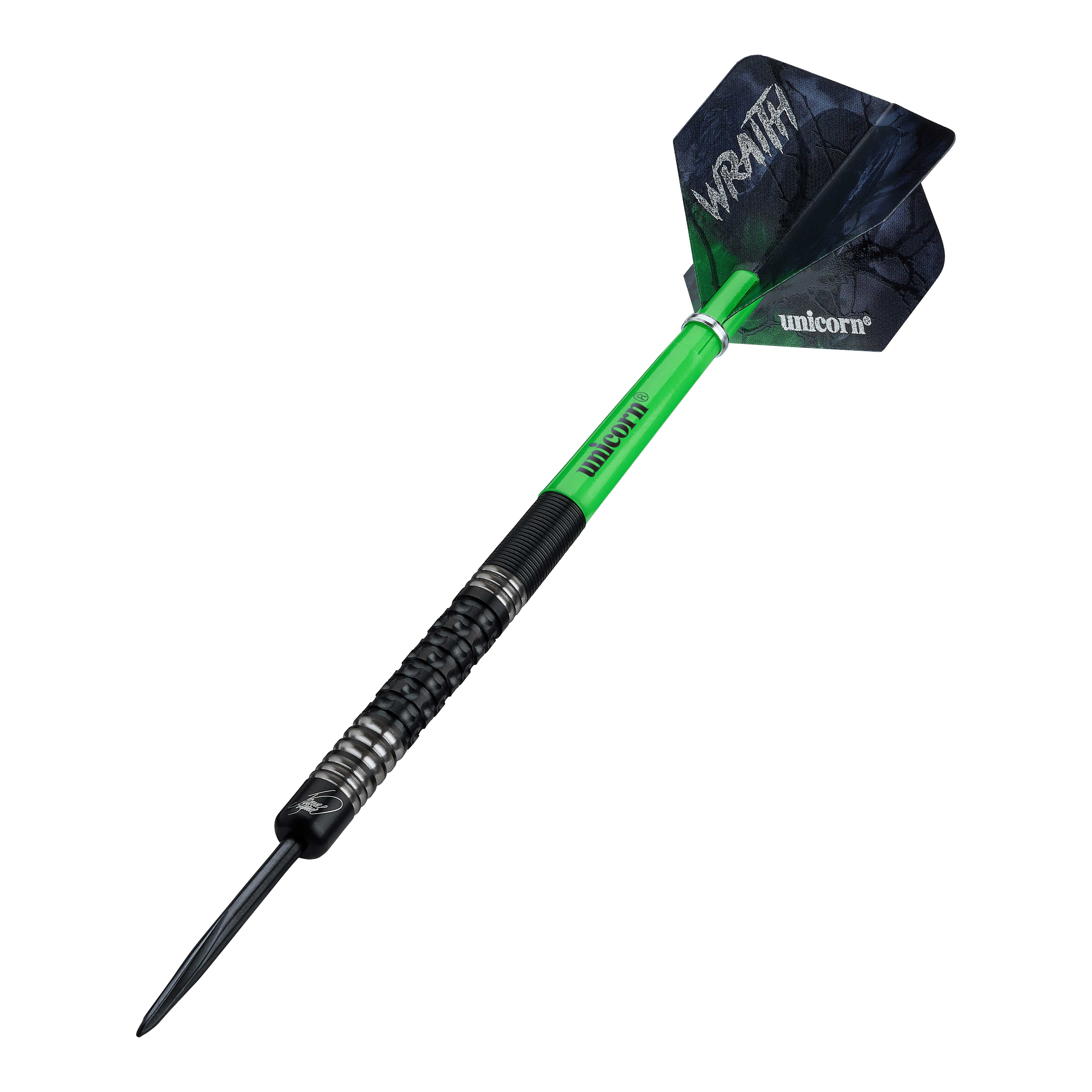 Freccette in acciaio Unicorn Wraith James Wade Abgebildet sind die Unicorn Wraith James Wade Steeldarts. Sie zeichnen sich durch ihre besondere Form und Qualität aus.