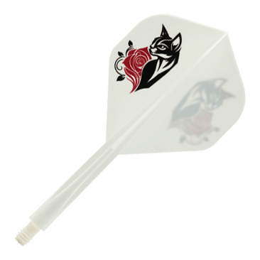 Sistema di alberi di volo standard Condor AX Black Cat White Abgebildet ist das Condor AXE Black Cat White Standard Flight-Shaft-System. Das Produkt bietet eine Kombination aus Flight und Shaft für mehr Stabilität beim Dartspiel.