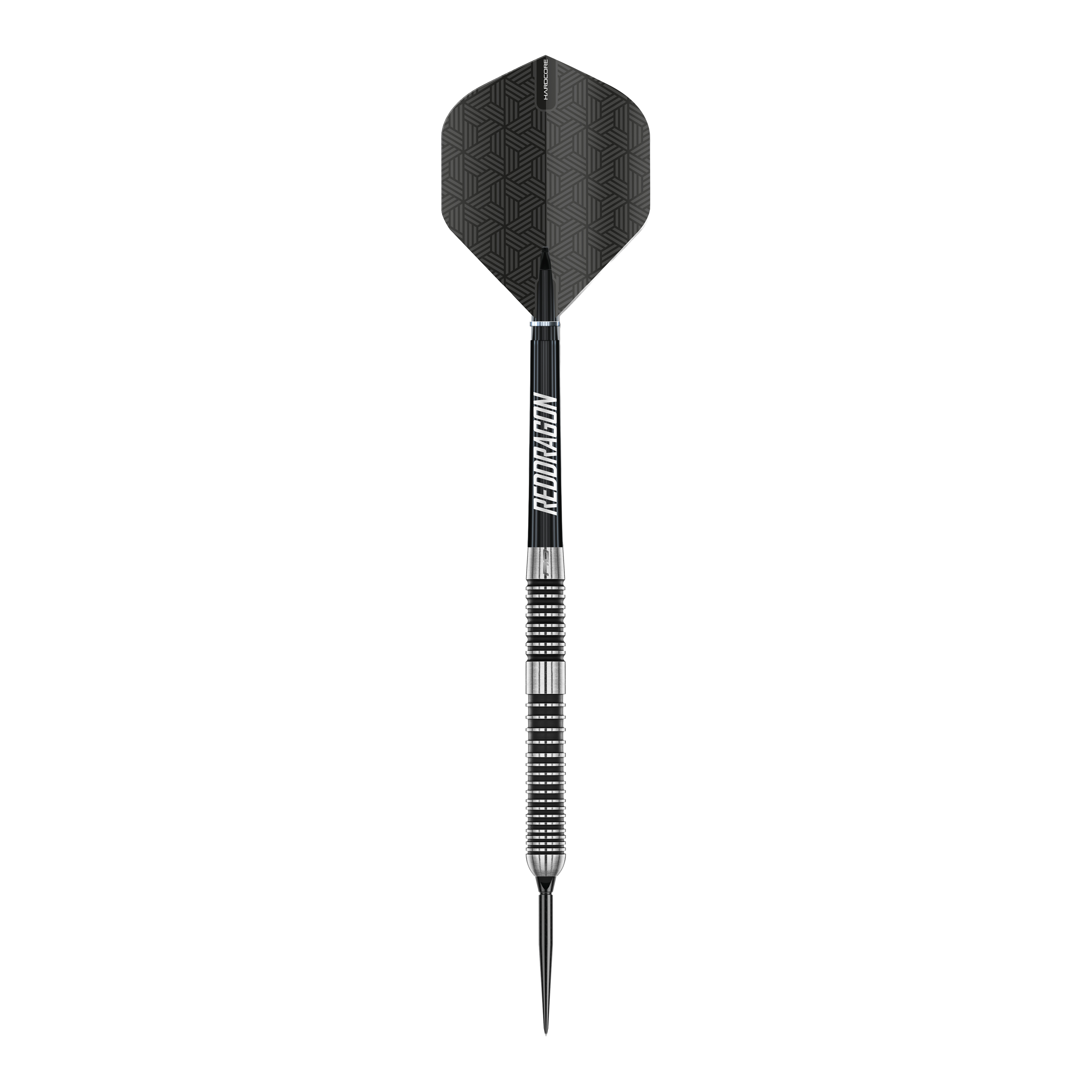 Abgebildet ist ein Red Dragon Pegasus Switch Point Steeldart. Der Dartpfeil besitzt ein modernes Design und wird für das Steeldartspiel verwendet.