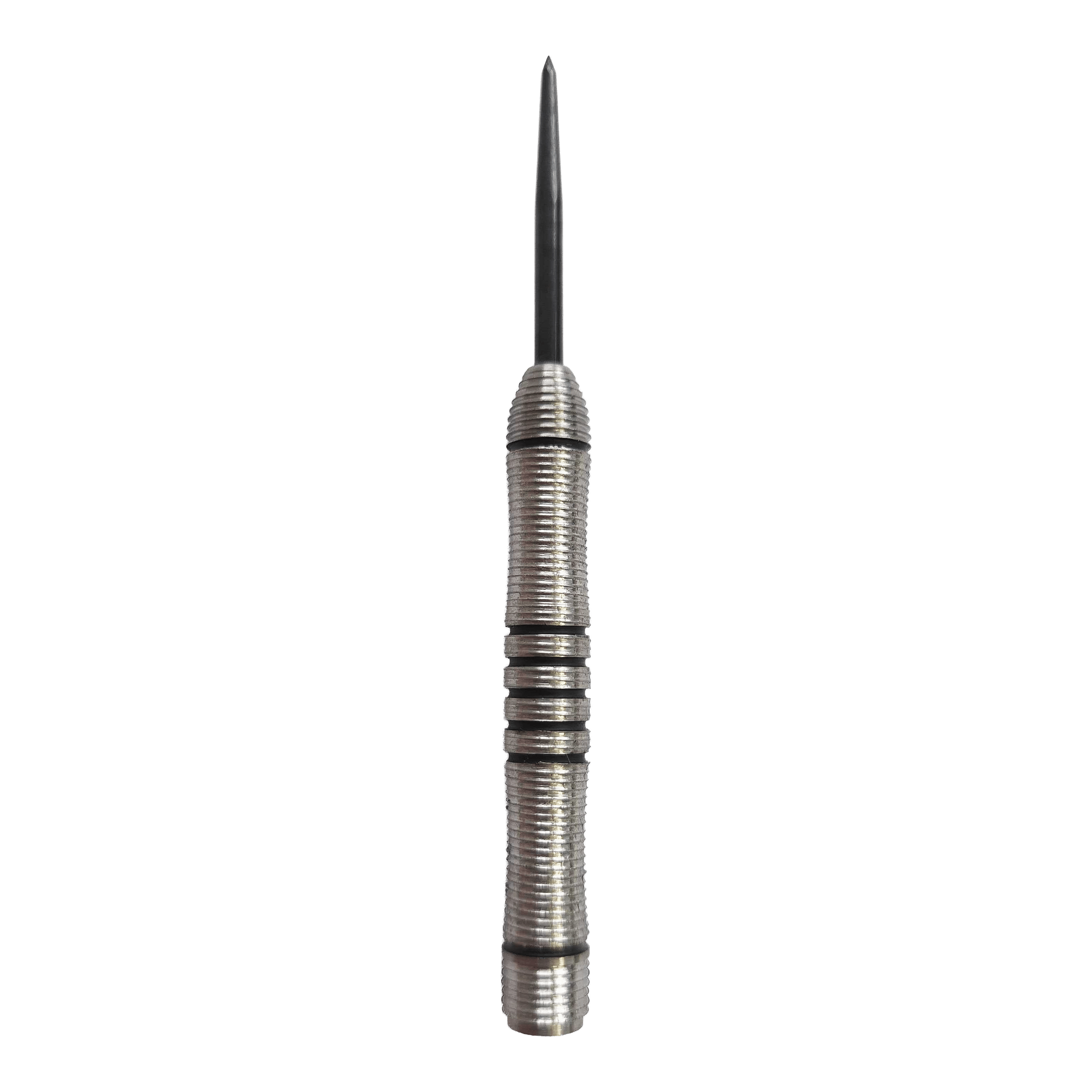 Barrels McDart Black Ring Steeldart - 24g Dieses Bild zeigt die McDart Black Ring Steeldart-Barrels - 24g. Die Barrels sind schwarz und besitzen eine gerillte Oberfläche.