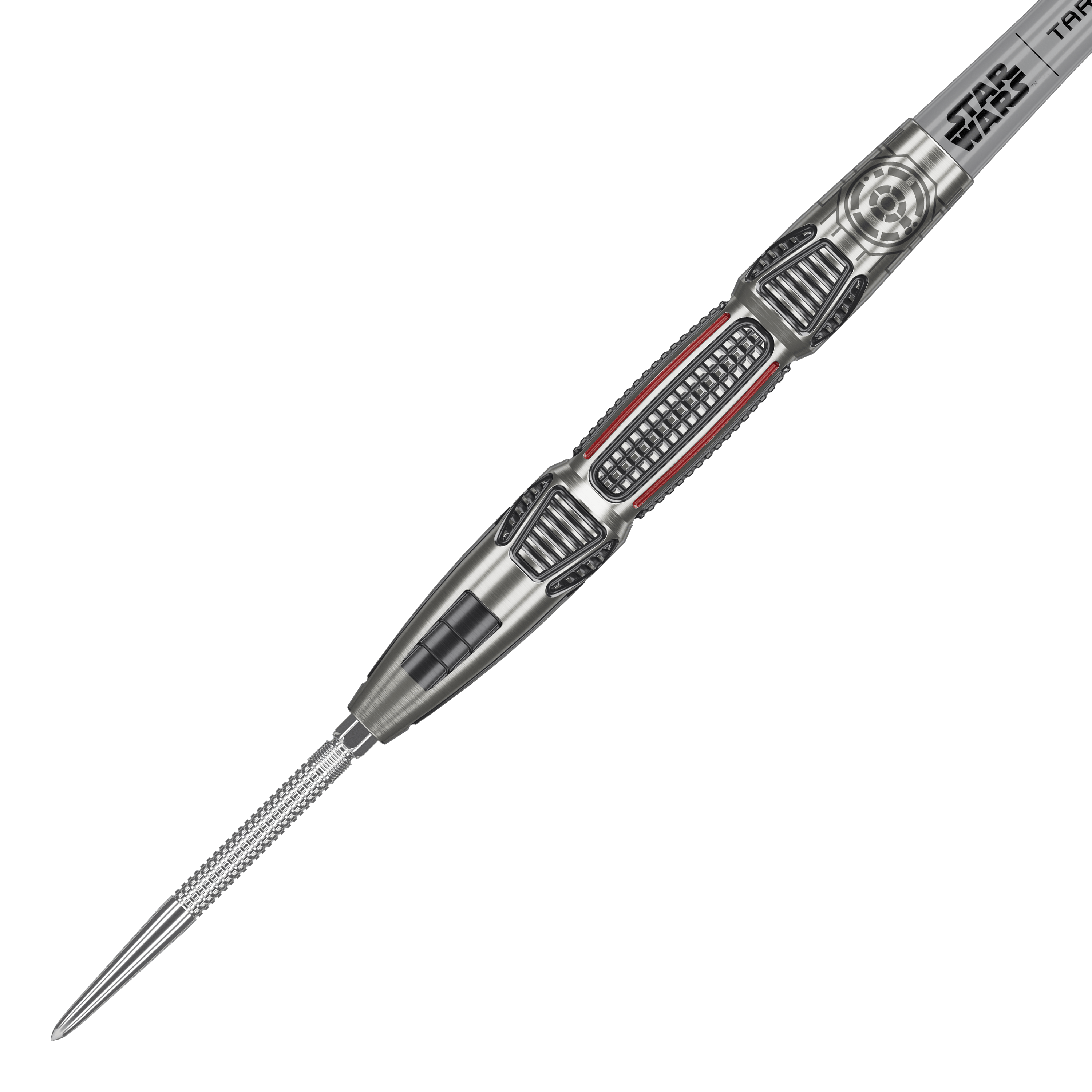 Freccette in acciaio con punta svizzera Target Star Wars X-Wing Dieses Bild zeigt die Target Star Wars X-Wing Swiss Point Steeldarts. Die Steeldarts sind speziell für Fans von Star Wars entworfen worden.