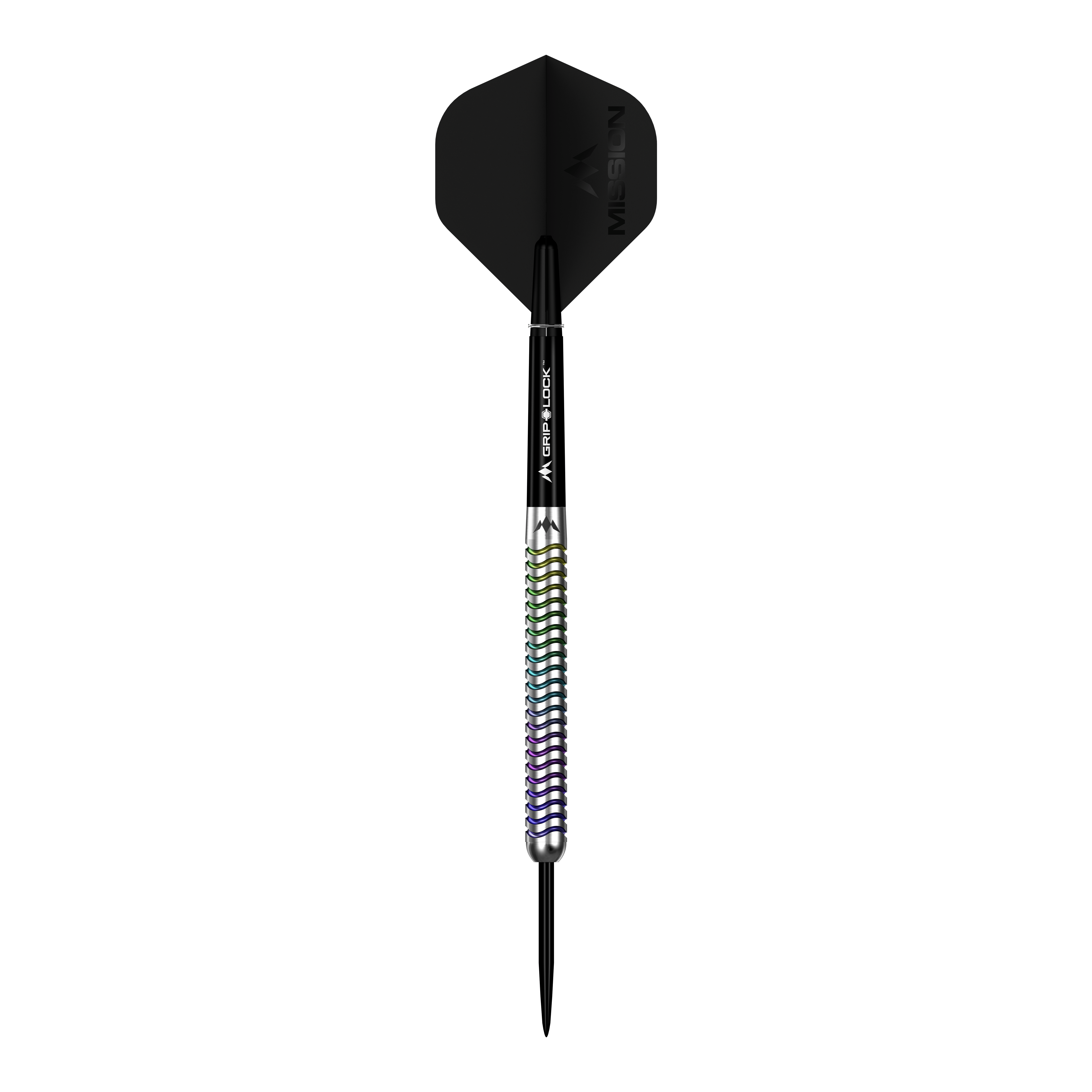 Freccette in acciaio Mission Mirage Hier sieht man Mission Mirage Steeldarts. Die Darts sind für professionelle Spiele konzipiert.