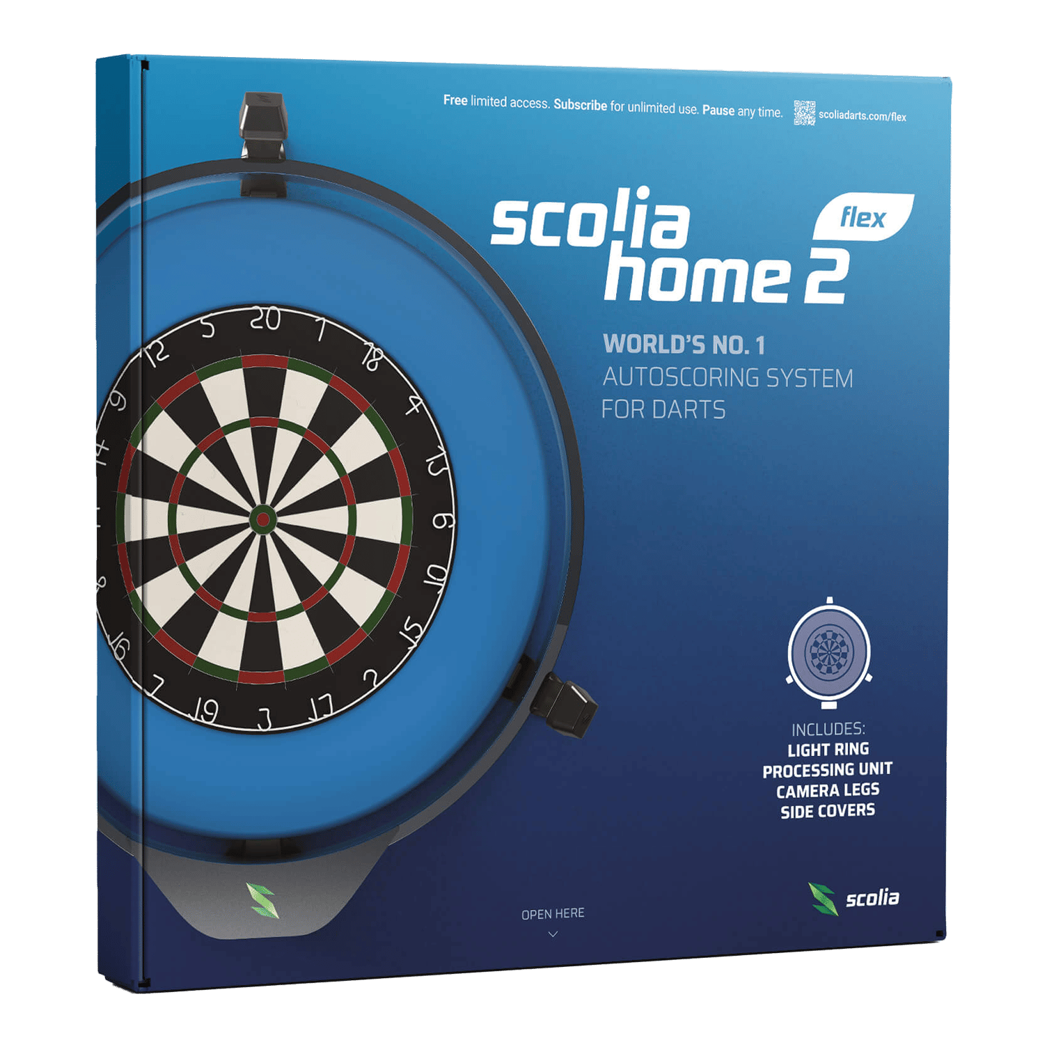 Scolia Home 2 FLEX - Sistema di punteggio elettronico con anello luminoso