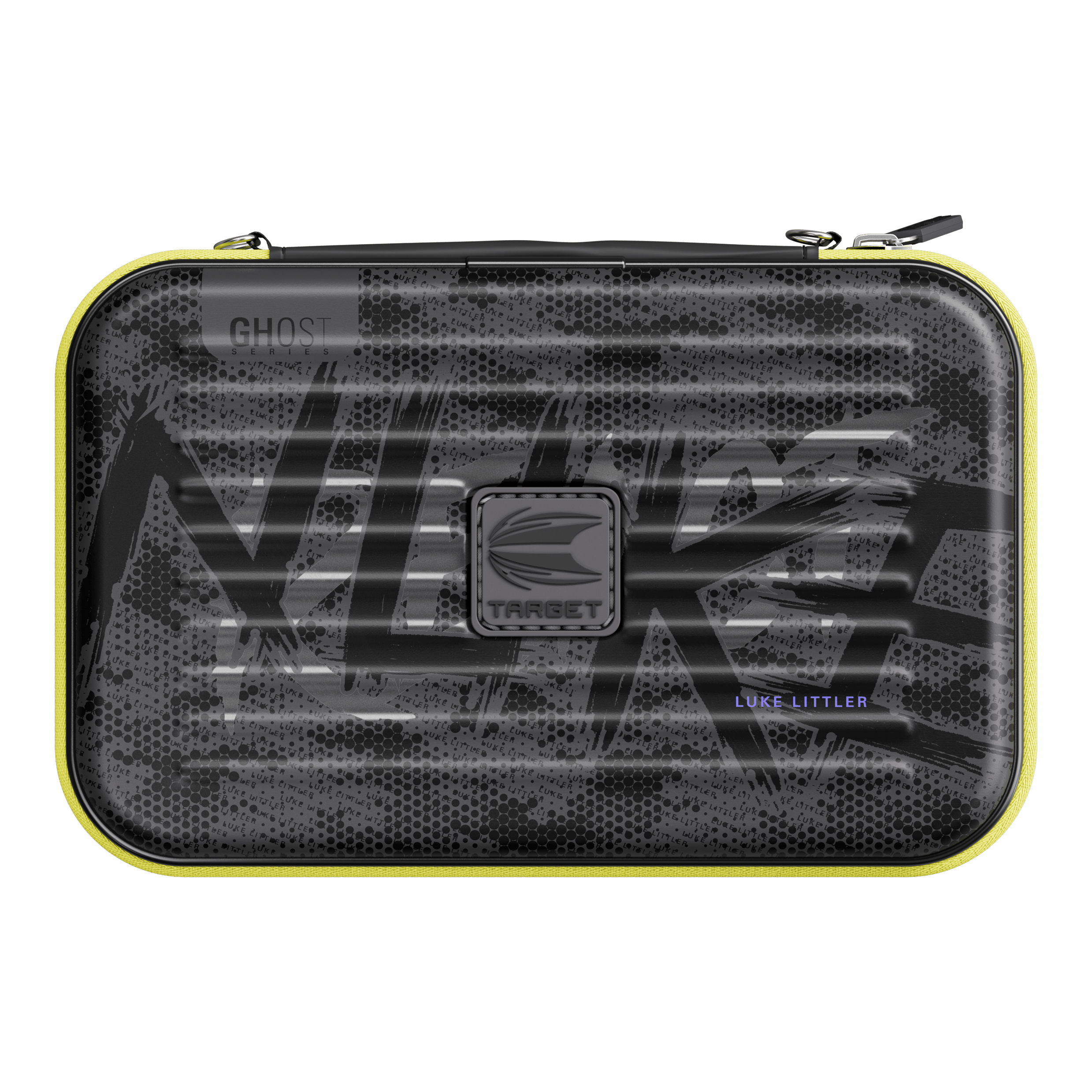 Custodia per freccette Takoma XL Ghost Series Luke Littler Das Bild zeigt das Takoma XL Ghost Series Luke Littler Dartcase. Es handelt sich um ein spezielles Dartcase für Dartzubehör.