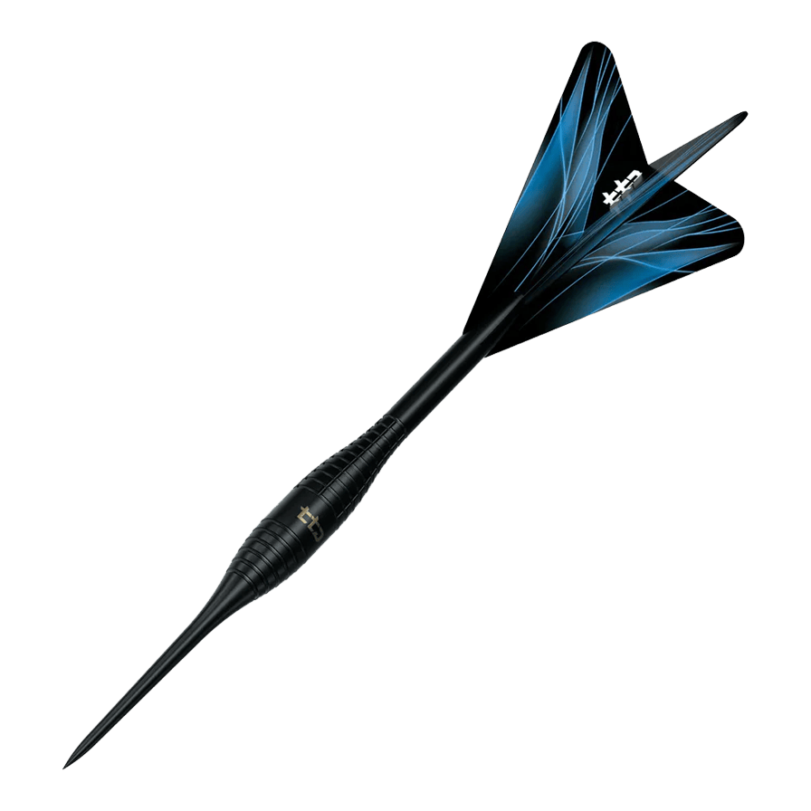 Caliburn TTD Complete Titanium T2 Freccette in acciaio nere - 6 g Abgebildet ist das Produkt Caliburn TTD Complete Titanium T2 Black Steeldarts - 6g. Die abgebildeten Steeldarts sind aus schwarzem Titan gefertigt.
