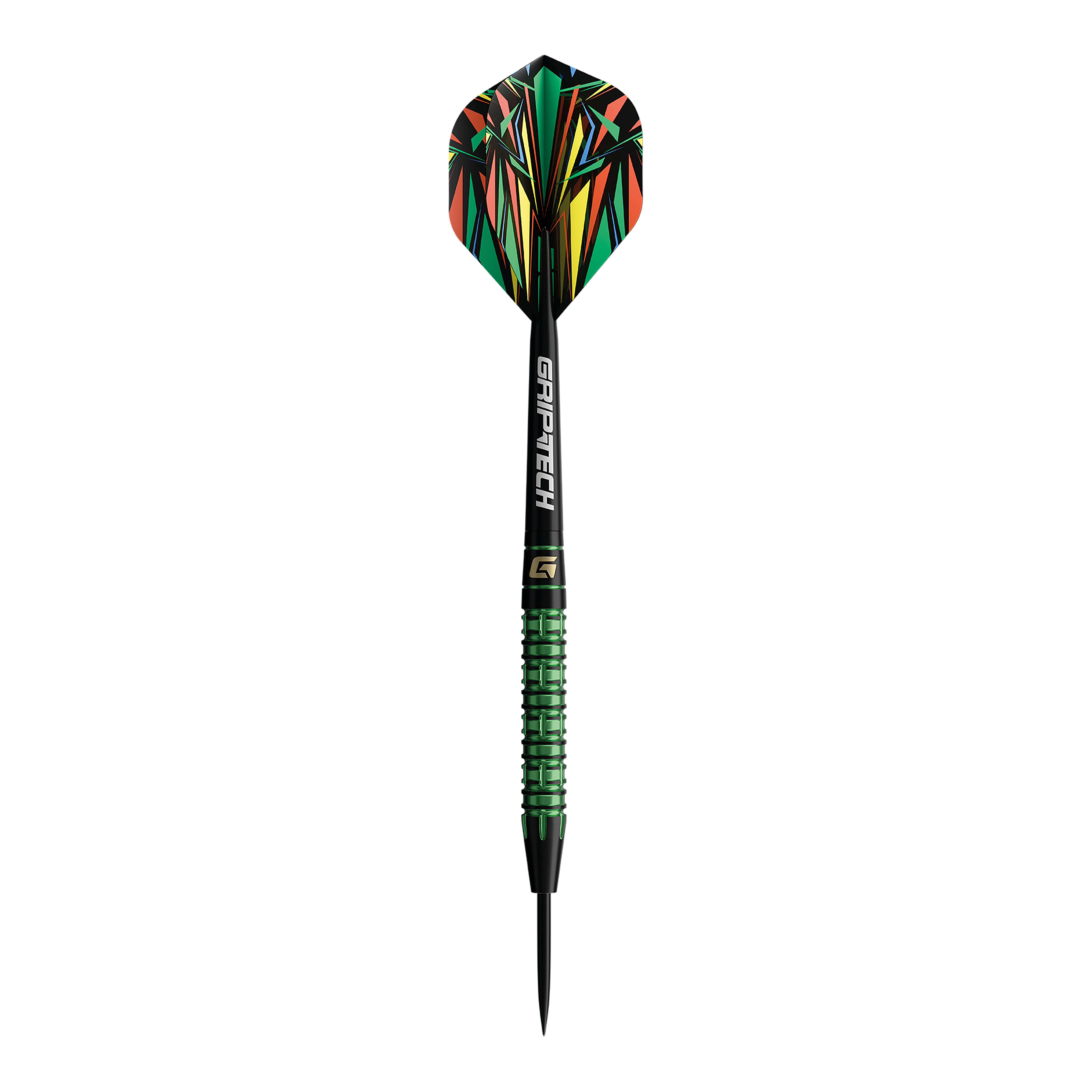 Freccette in acciaio al tungsteno verde GOAT Athlete Abgebildet sind die GOAT Athlete Green Tungsten Steeldarts. Die Darts bestehen aus grünem Wolfram und sind für professionelle Spieler geeignet.