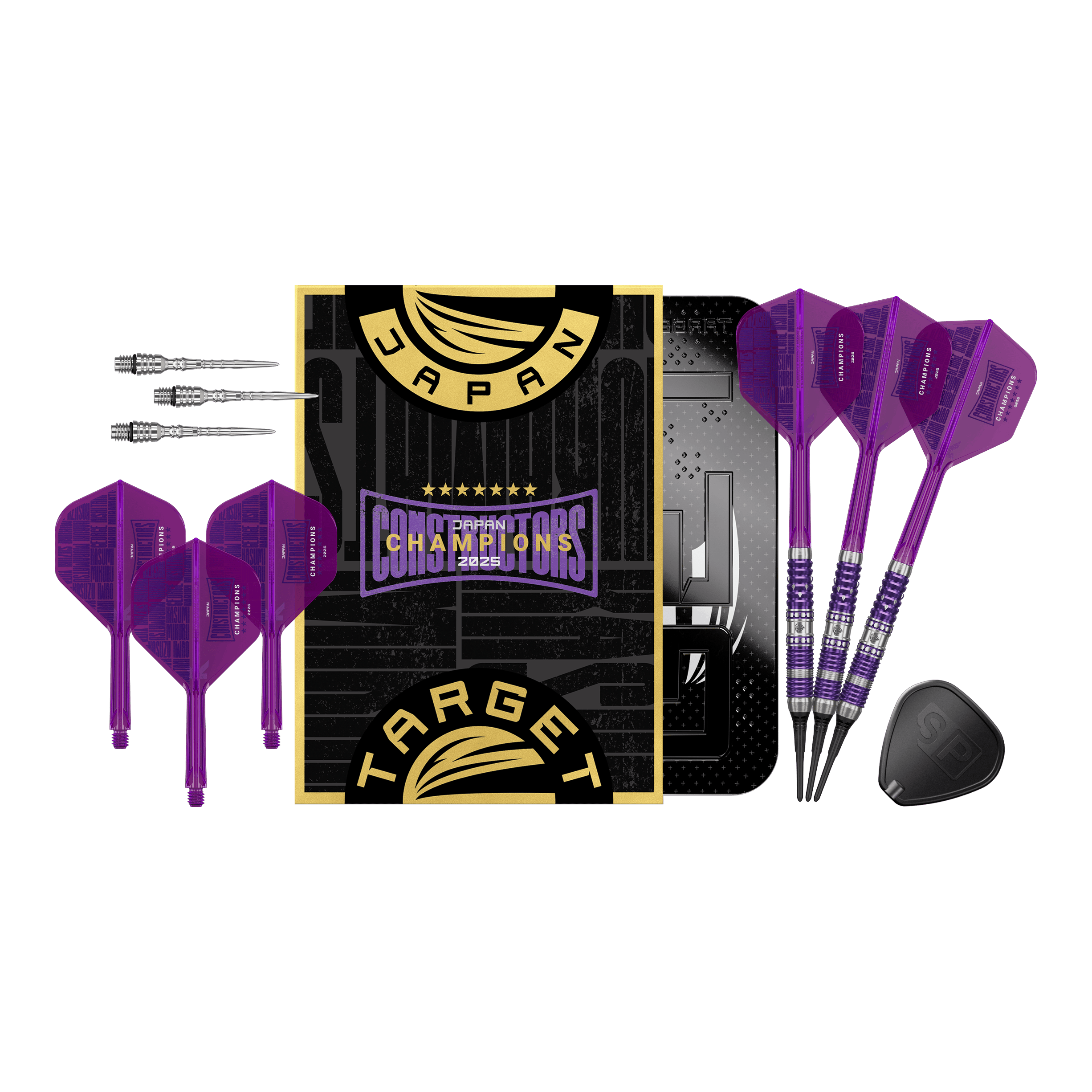 Freccette Target Japan Diamond GEN3 Constructors Champions Limited - 20 g Target Japan Diamond GEN3 Constructors Champions Limited Darts - 20g. Ein limitiertes Dart-Set mit edlem Design und 20g Gewicht.