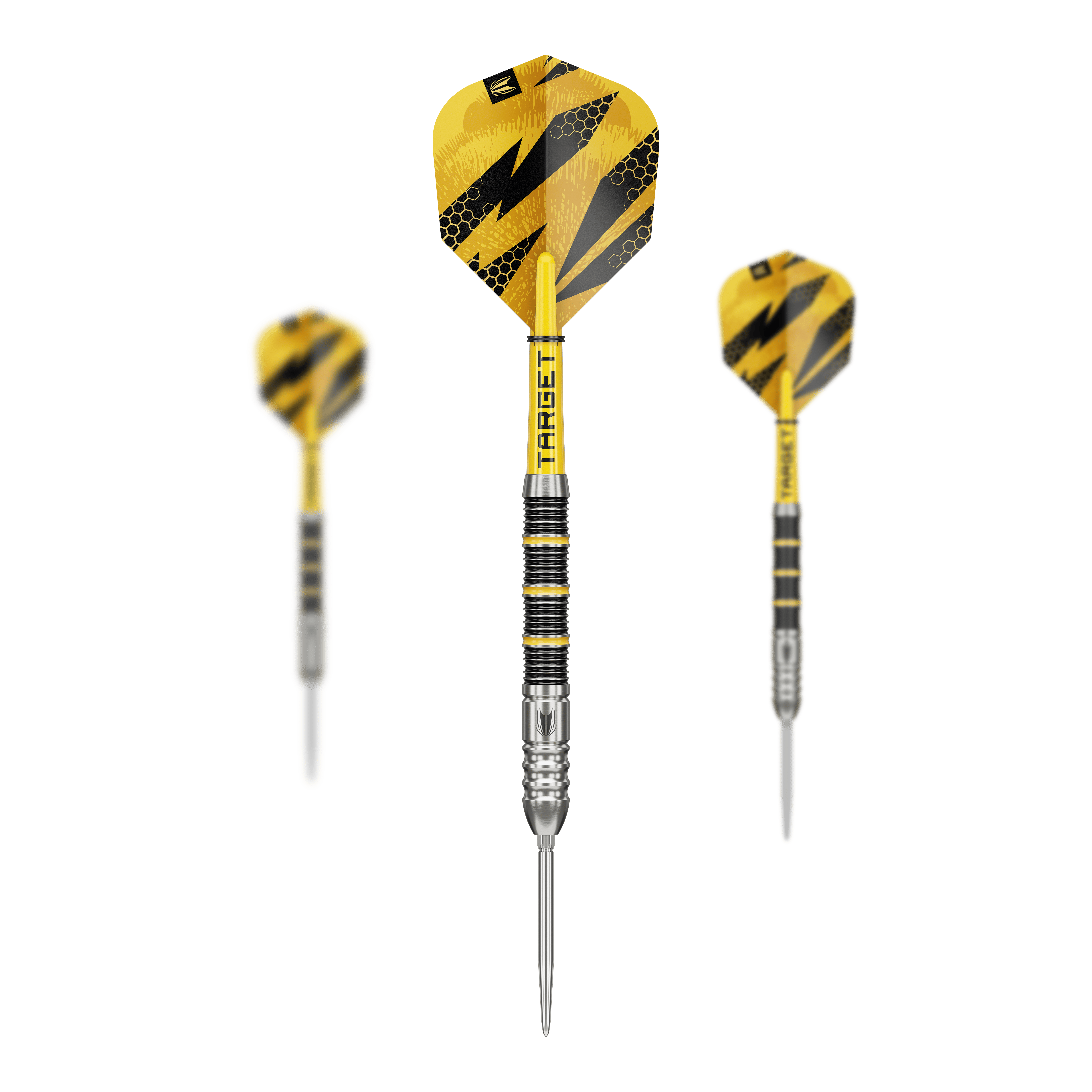 Freccette in acciaio Target Buzz 02 Swiss Points Hier sind die Target Buzz 02 Swiss Points Steeldarts zu sehen. Das Produkt zeichnet sich durch hochwertige Verarbeitung aus.