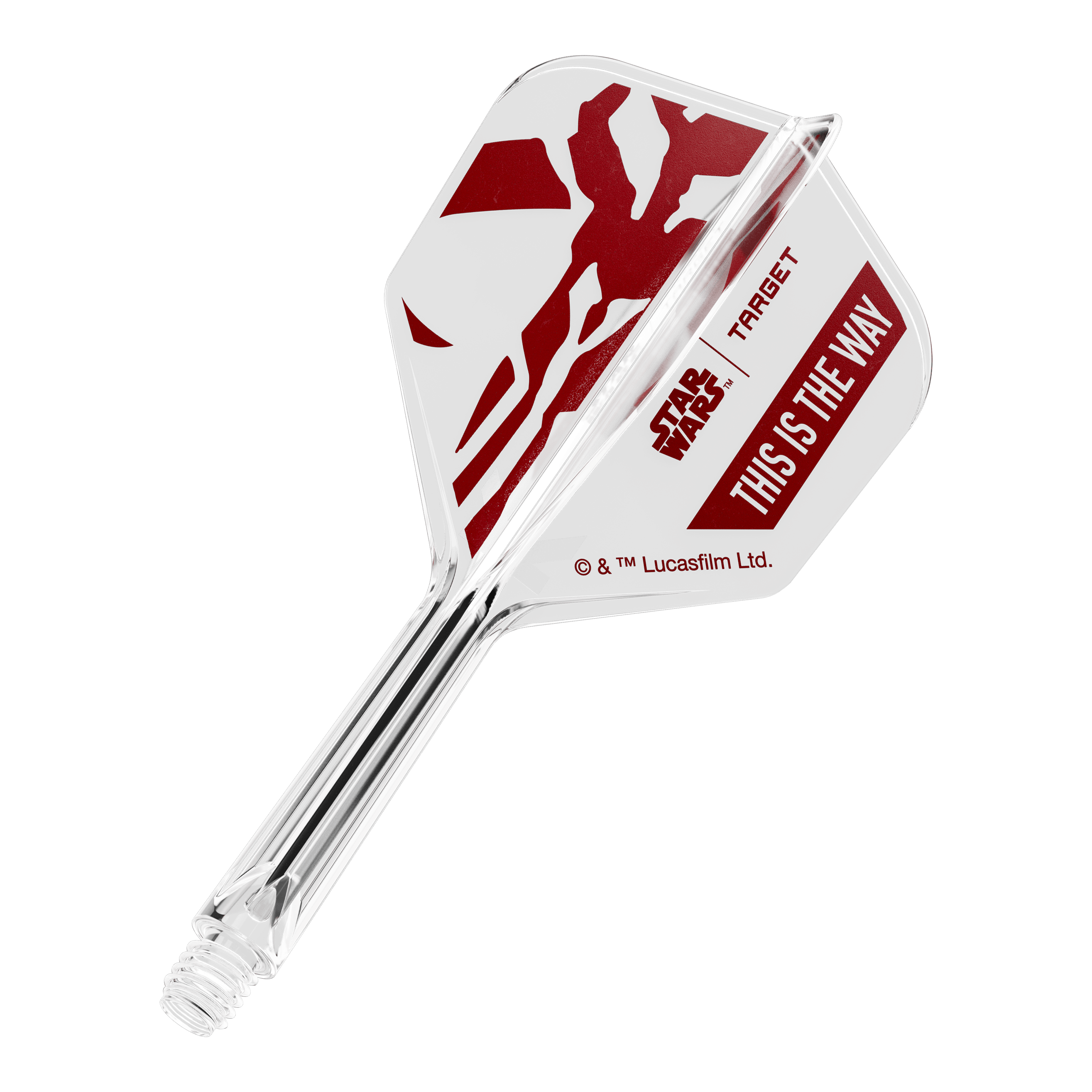 Set Target Star Wars K-Flex Mandalorian No6 Flights Das Bild zeigt das Produkt mit dem Dateinamen 410624_Target_StarWars_K-Flex_ThisIsTheWay_No6_Flights_26mm_1b. Dieses Produkt steht vermutlich unter dem Motto 'This Is The Way' aus Star Wars.