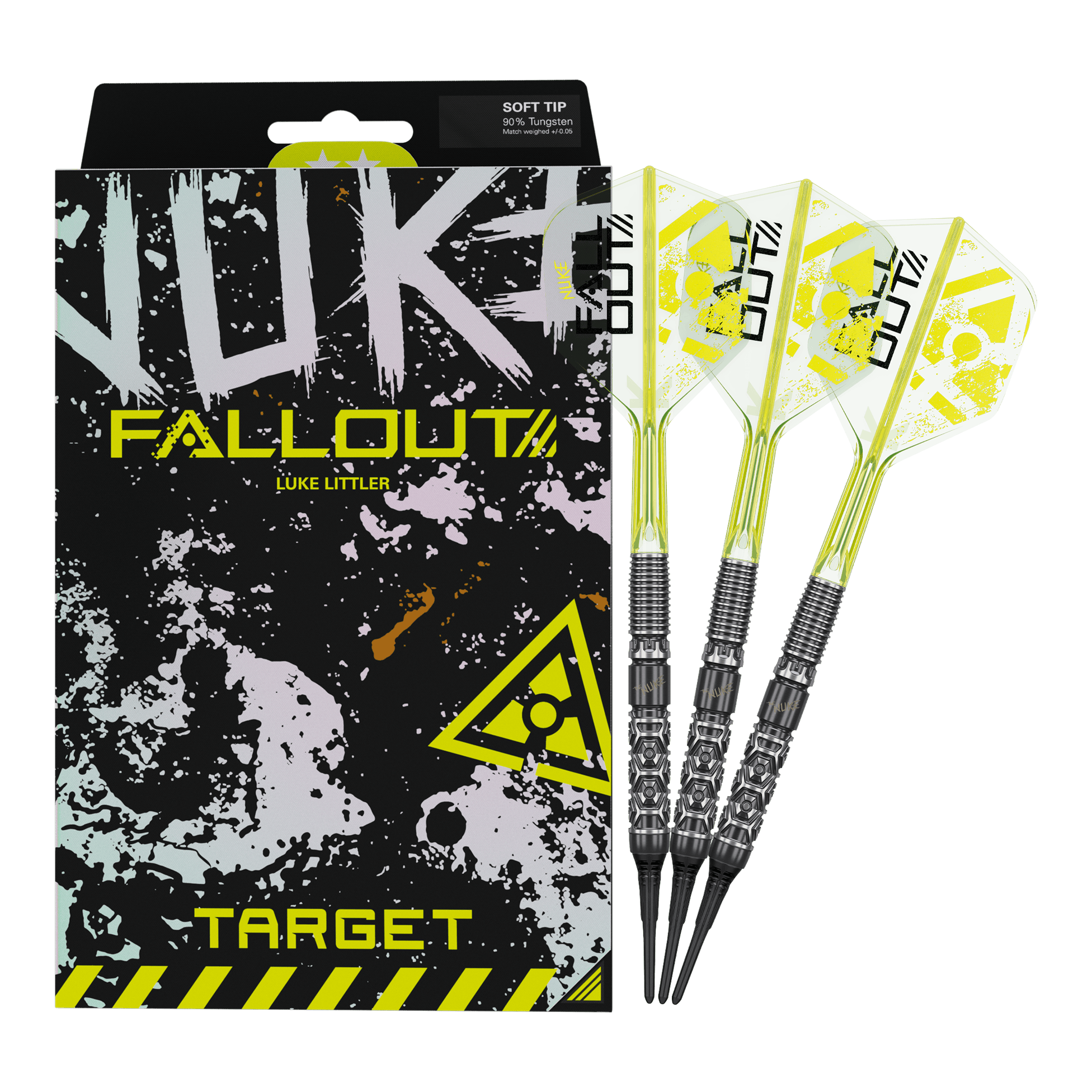 Dardi morbidi Target Luke Littler Nuke Fallout - 19 g Dardi morbidi Target Luke Littler Nuke Fallout - 19 g