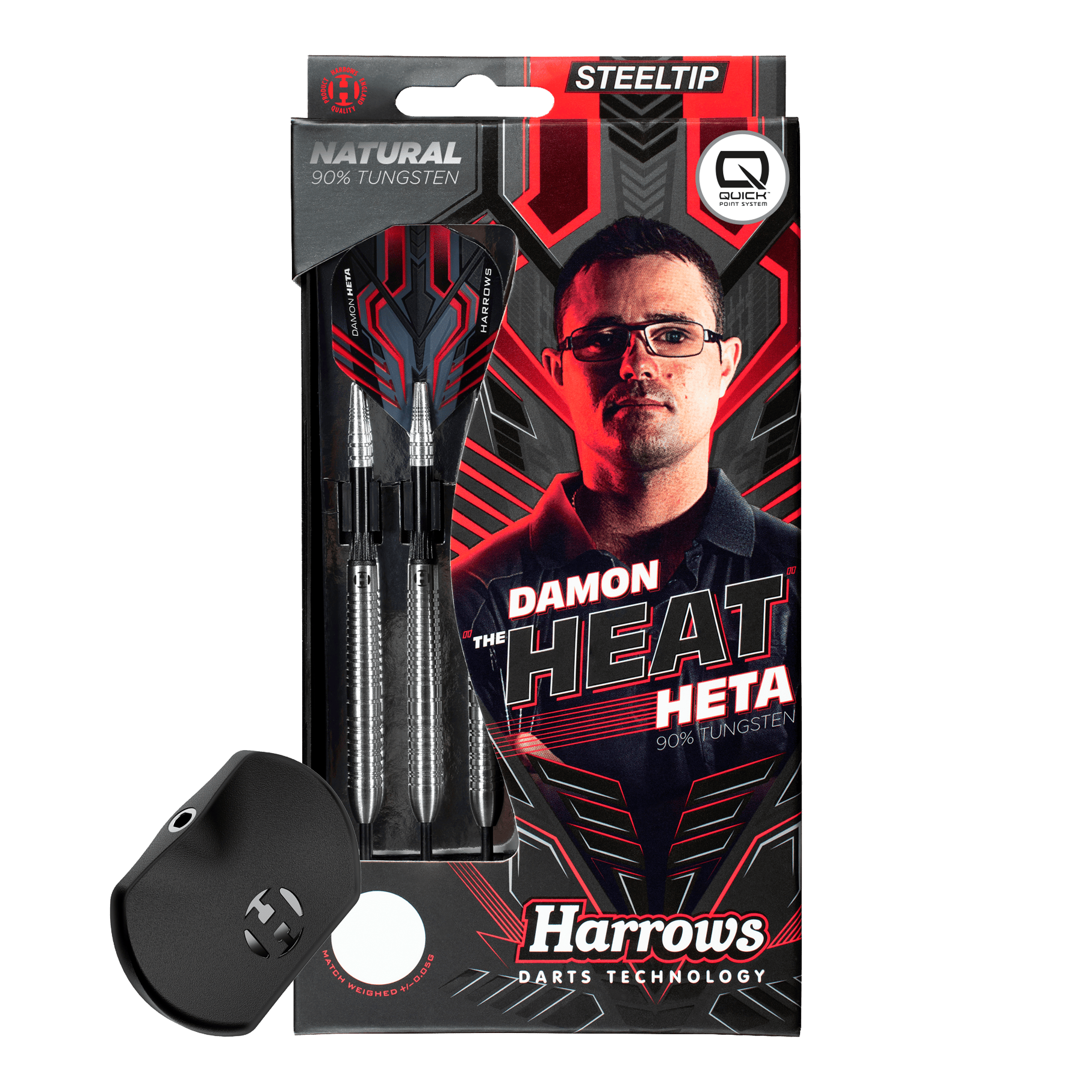 Freccette in acciaio Harrows Damon Heta Natural Quick Point Abgebildet ist der Harrows Damon Heta Natural Quick Point Steeldart. Dieser Dart zeichnet sich durch seine Qualität und Langlebigkeit aus.